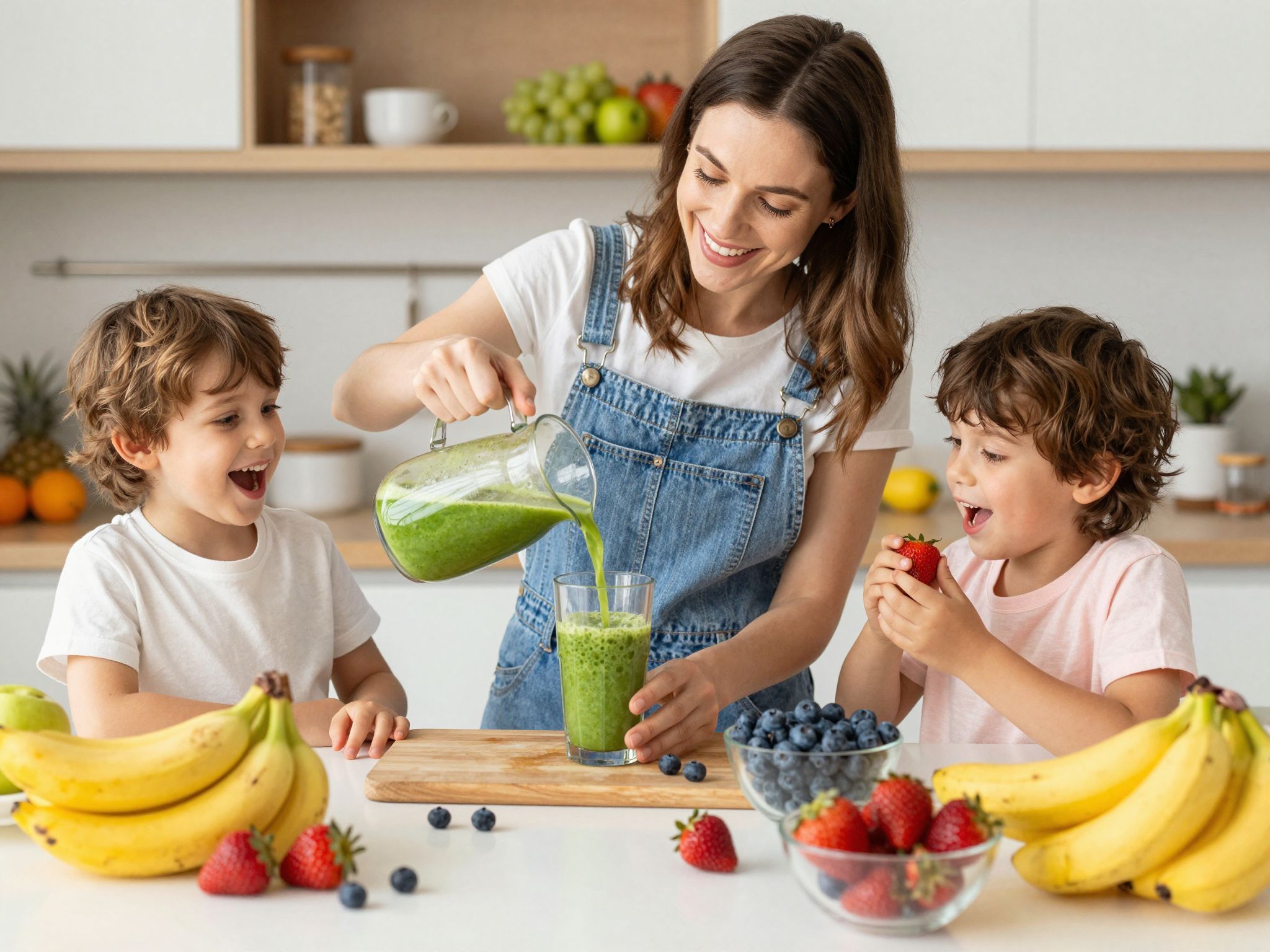 Készíts színes smoothie-t, hogy elcsábítsd a gyerekeket!