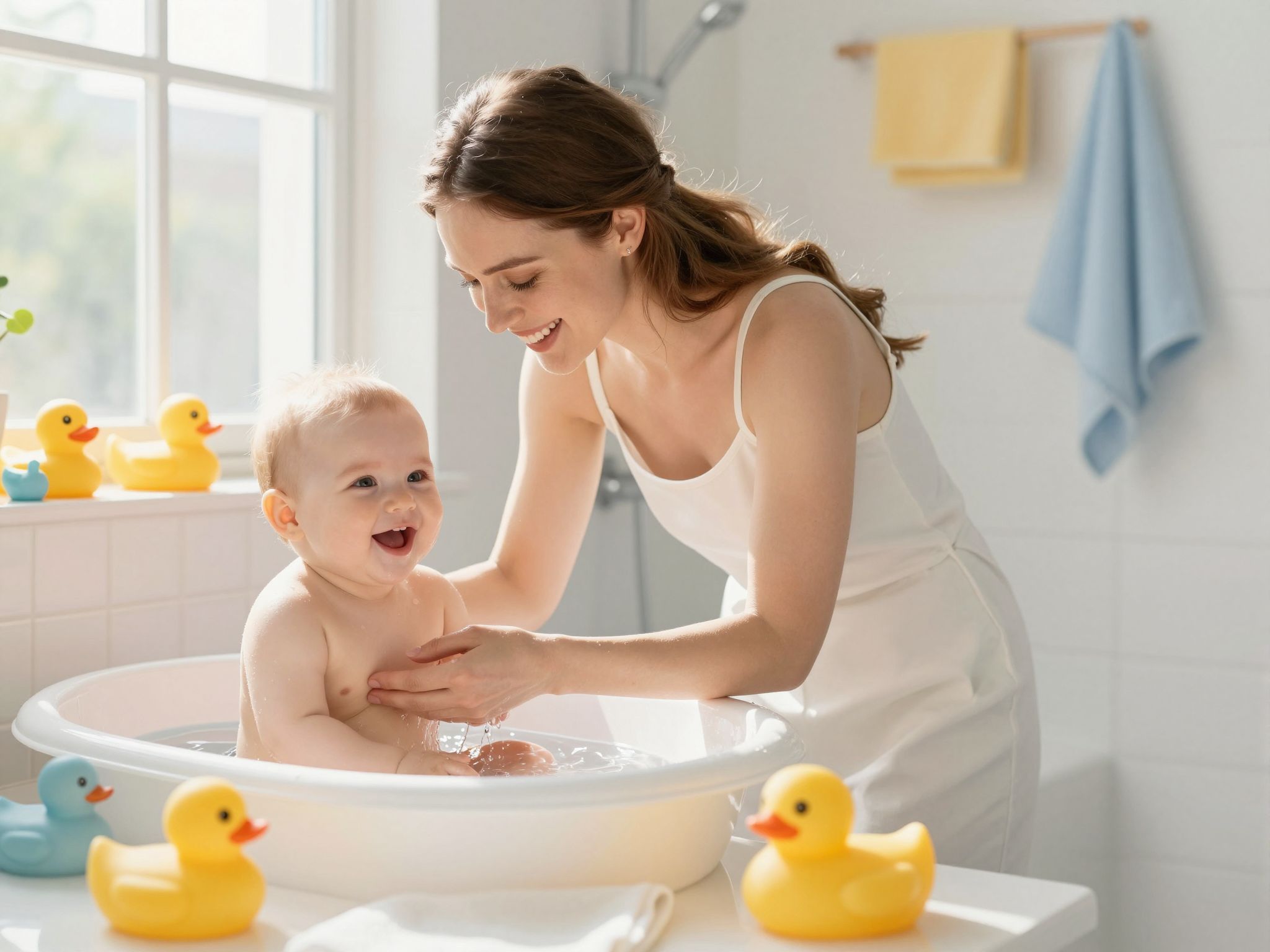 A fürdetés során használt víz hőmérséklete kulcsfontosságú.