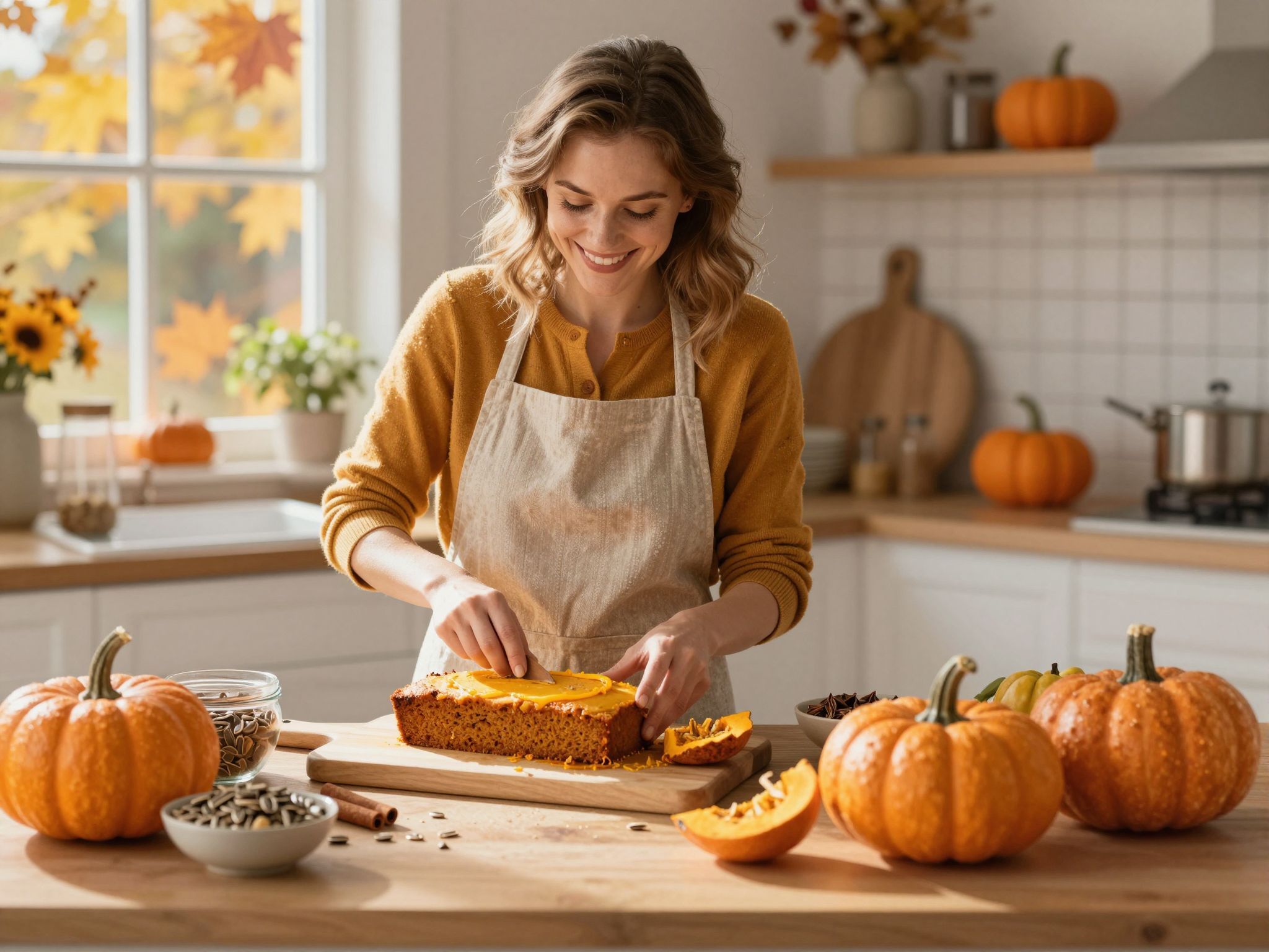 Az őszi fűszerek fokozzák a sütőtök ízélményét.