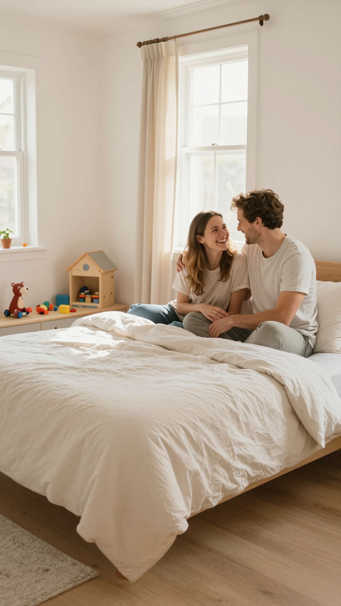 A gyerekek jelenléte befolyásolja a szülők intimitását.