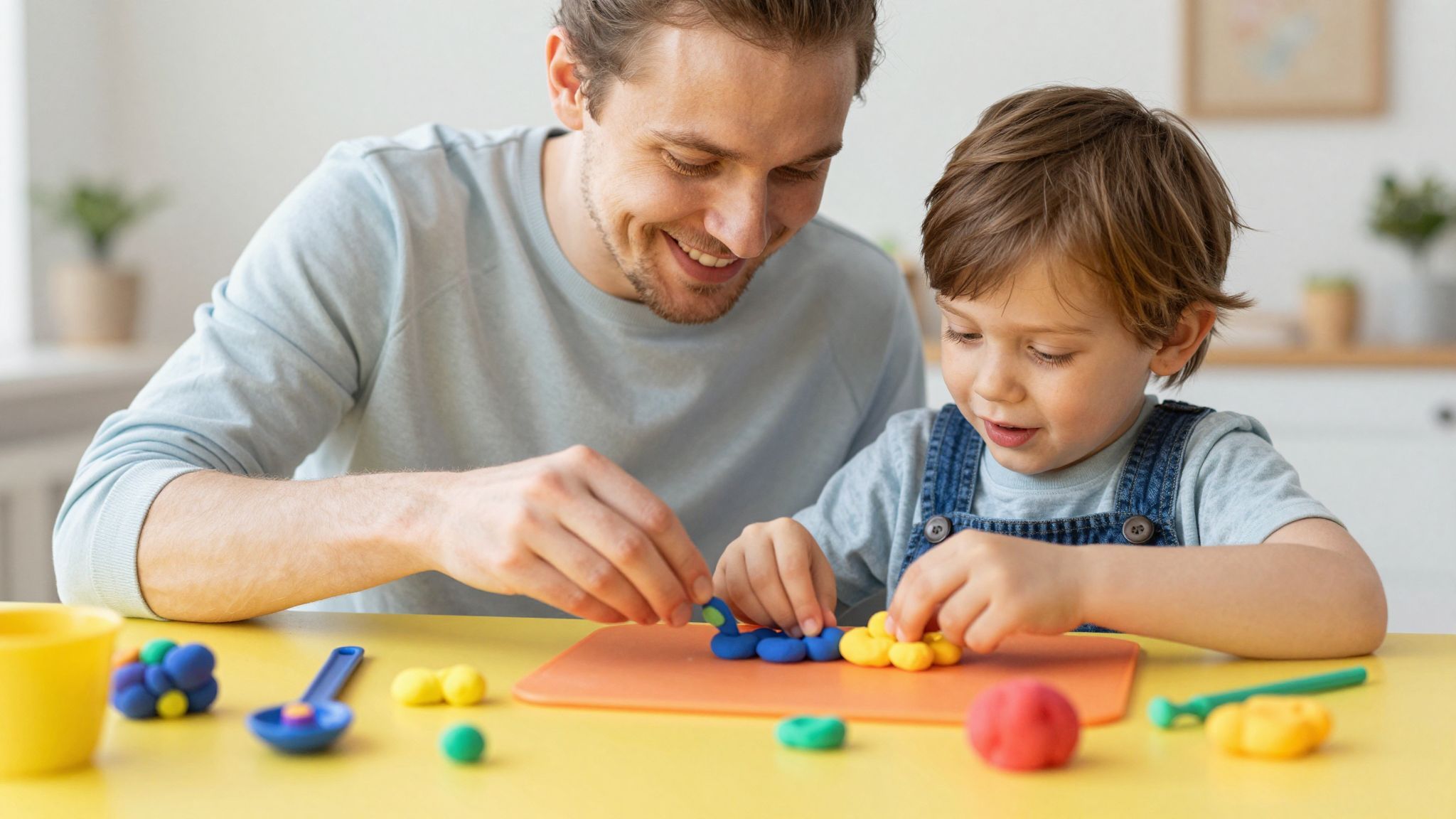 A gyurma segít az érzelmi kötődés erősítésében.