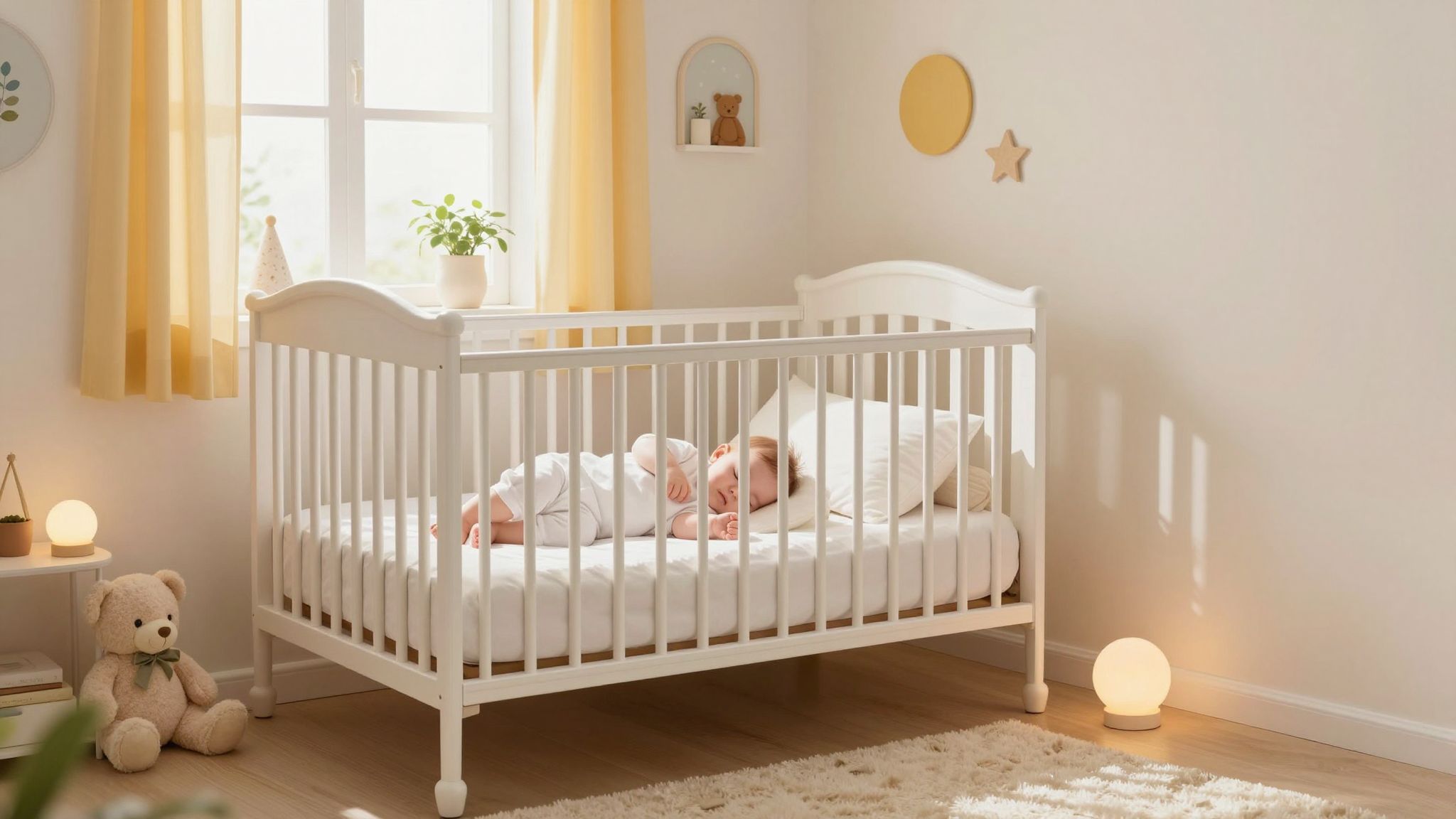 A megfelelő alvási higiénia biztosítja a baba nyugodt alvását.