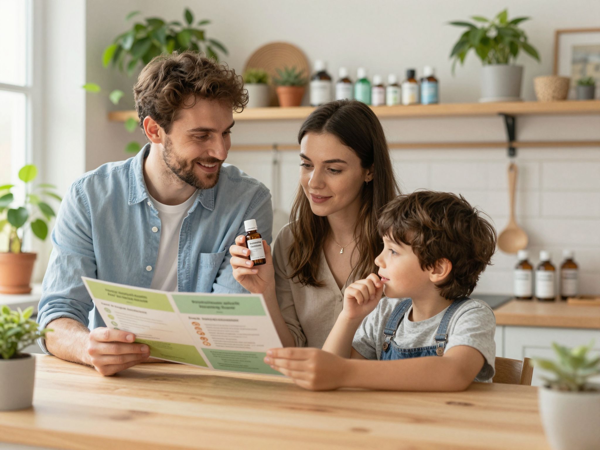 A homeopátia tudatos használata erősíti a családi kötelékeket.