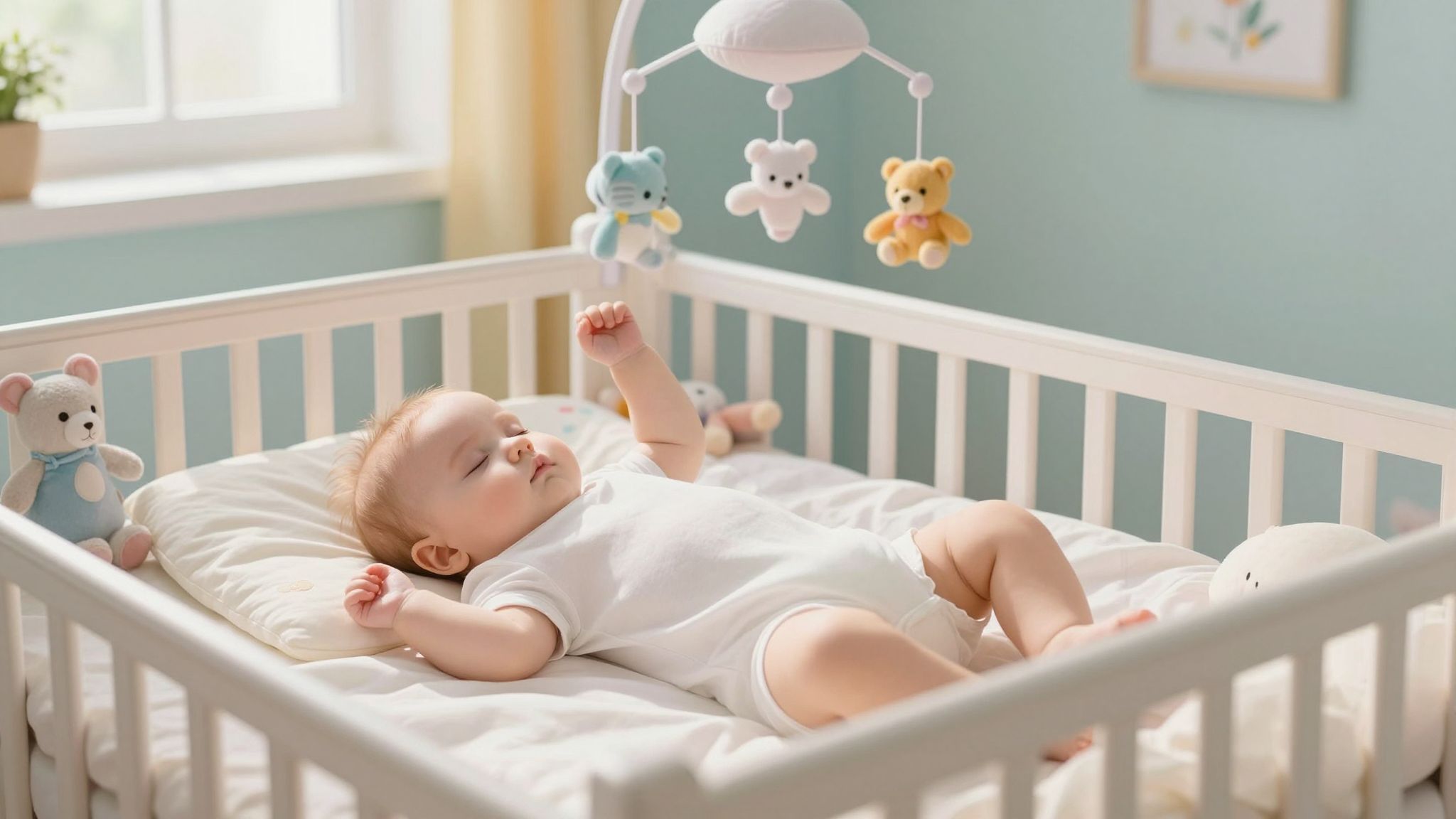 A kezek segítik a hőmérséklet stabilizálását alvás közben.