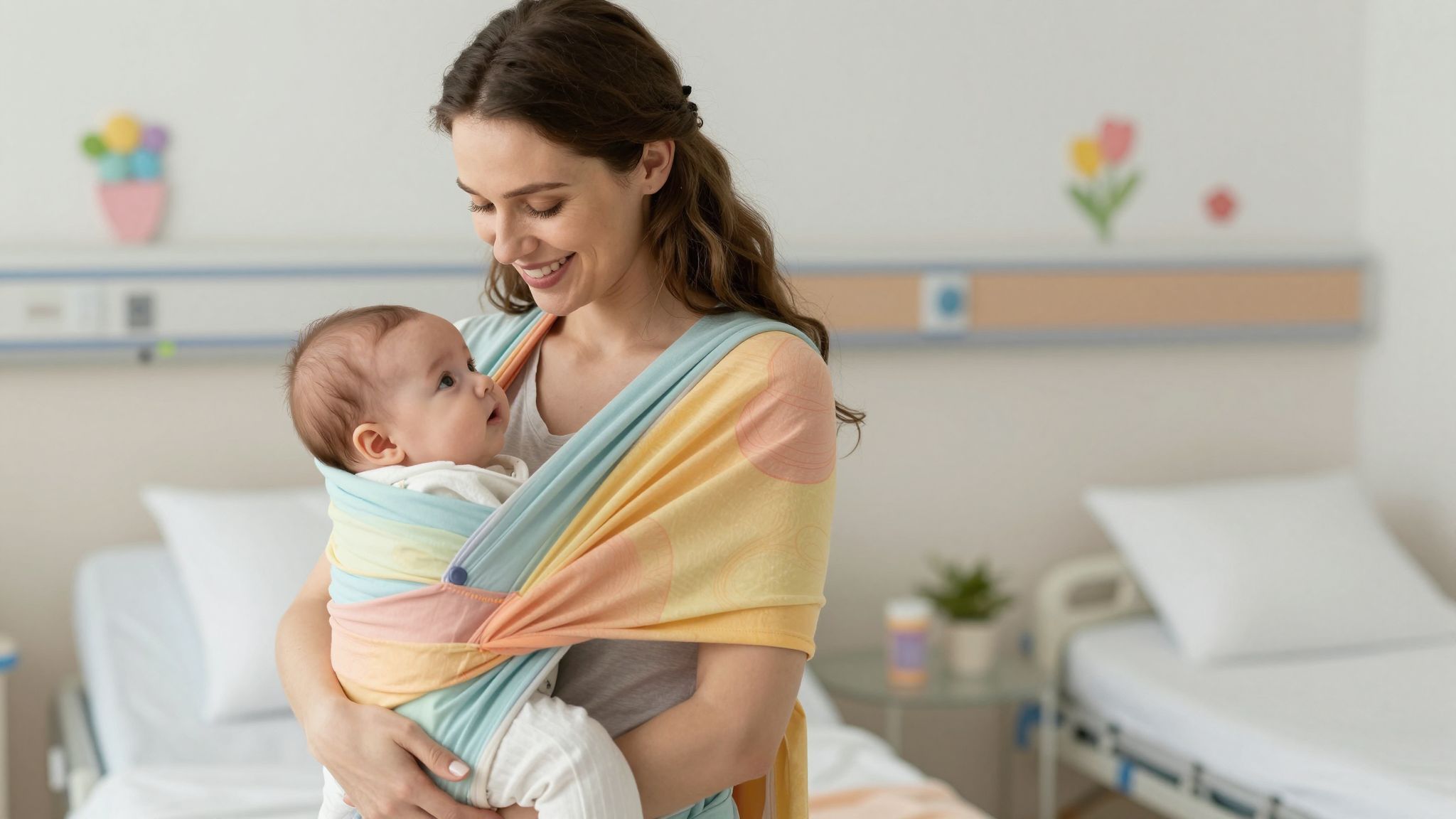 A hordozás erősíti a szülő-gyermek kötődést és bizalmat.