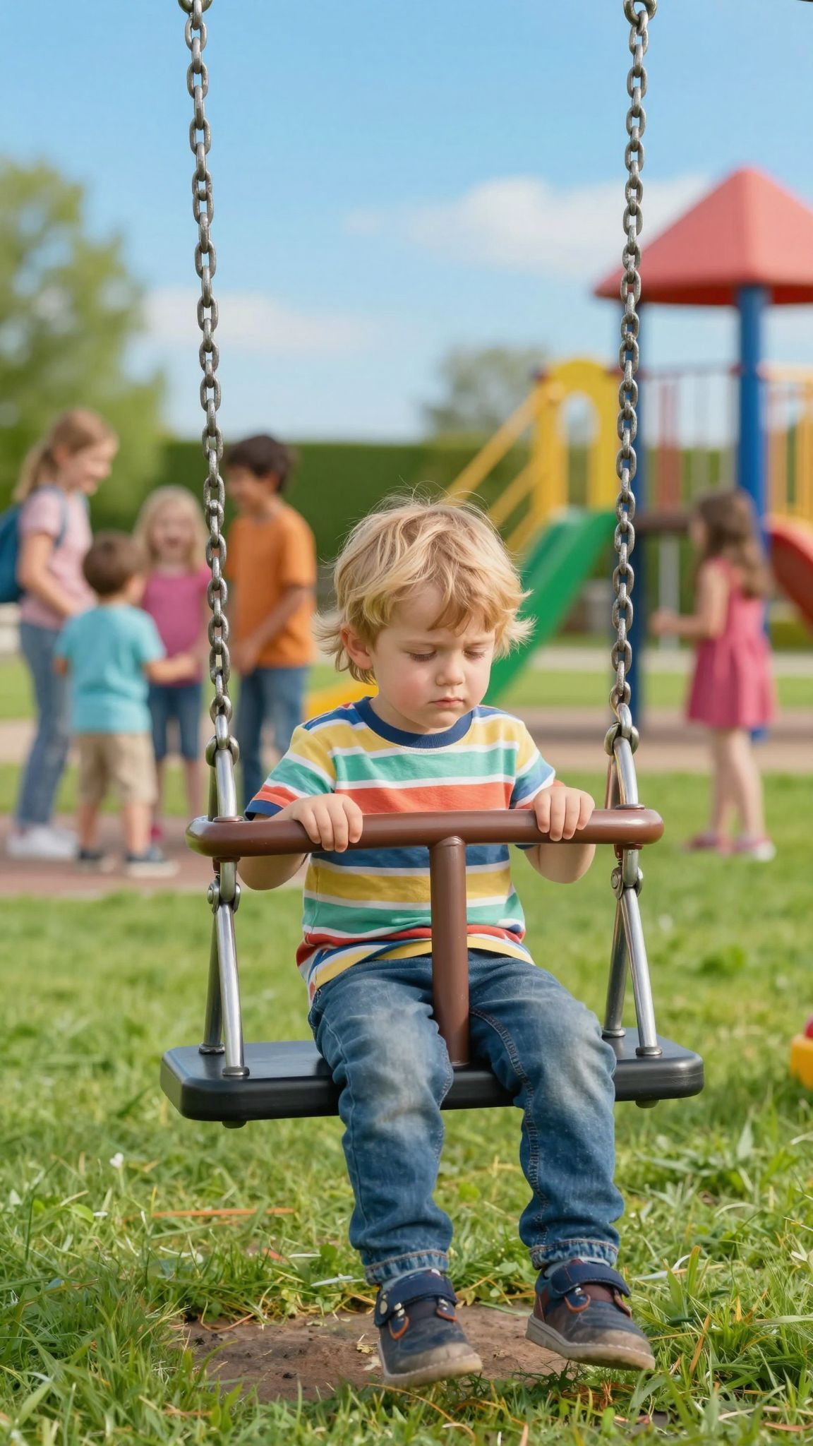 A kiközösített gyermek gyakran érzi magát magányosnak és elhagyatottnak.