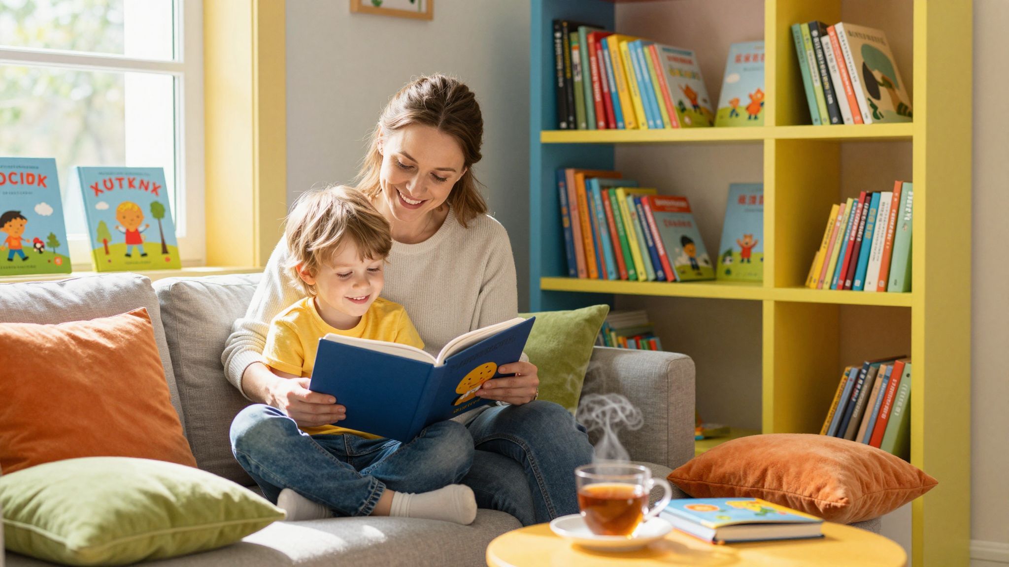 A közös olvasás erősíti a szülő-gyermek kapcsolatot.