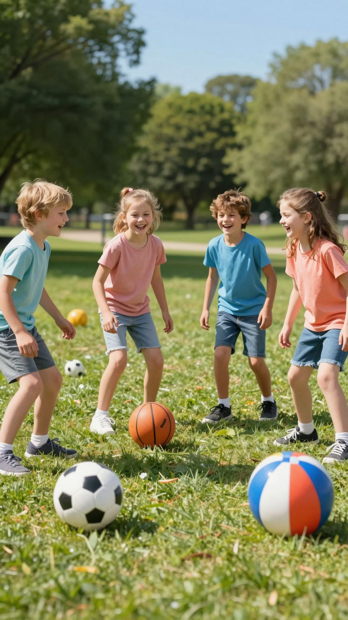 A labdajátékok erősítik a csapatszellemet és barátságokat.