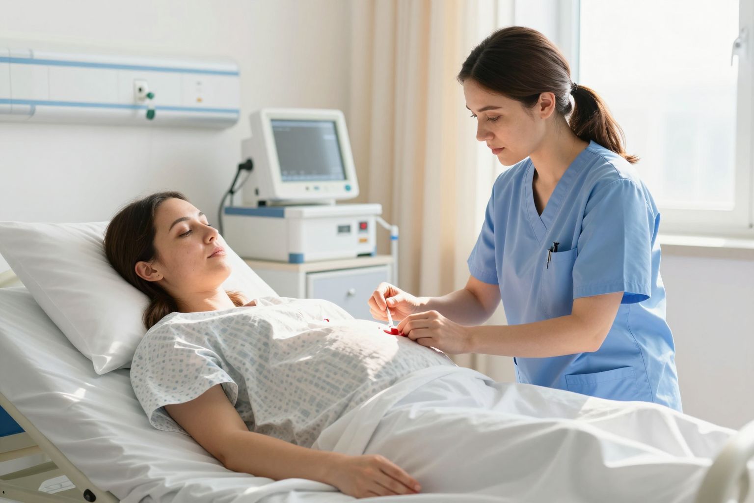 A magzatburok átszúrása elősegíti a szülés folyamatát.