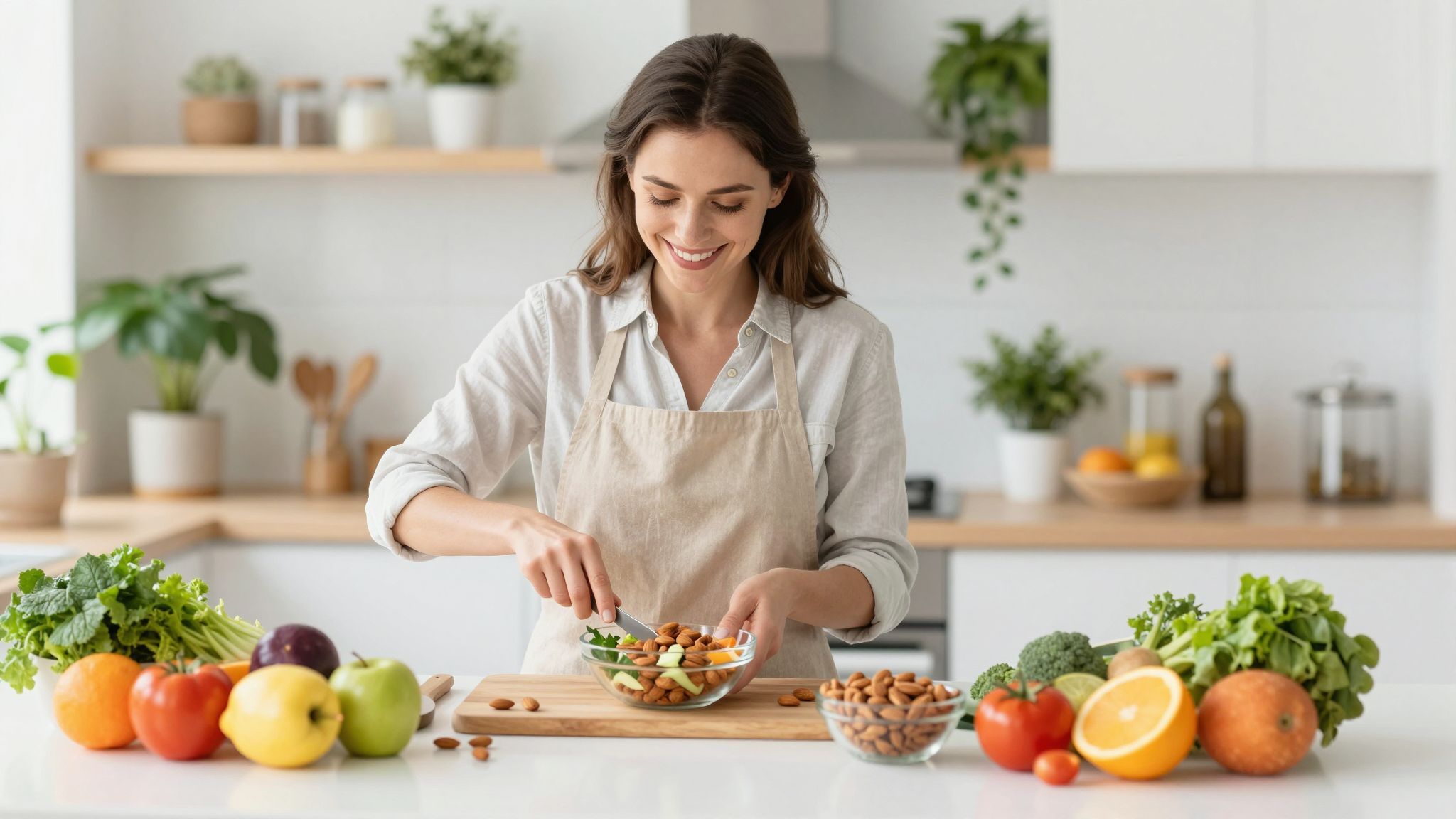 A mandula fokozza a hangulatot és csökkenti a stresszt.