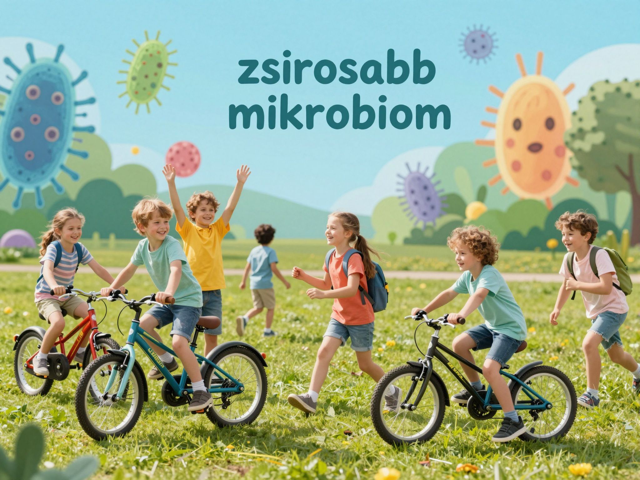 A zsíros mikrobiom befolyásolja a gyermekek anyagcseréjét.