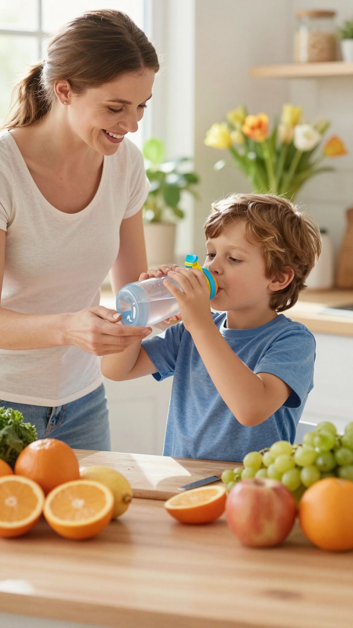 A megfelelő folyadékbevitel segíti a légutak tisztulását.