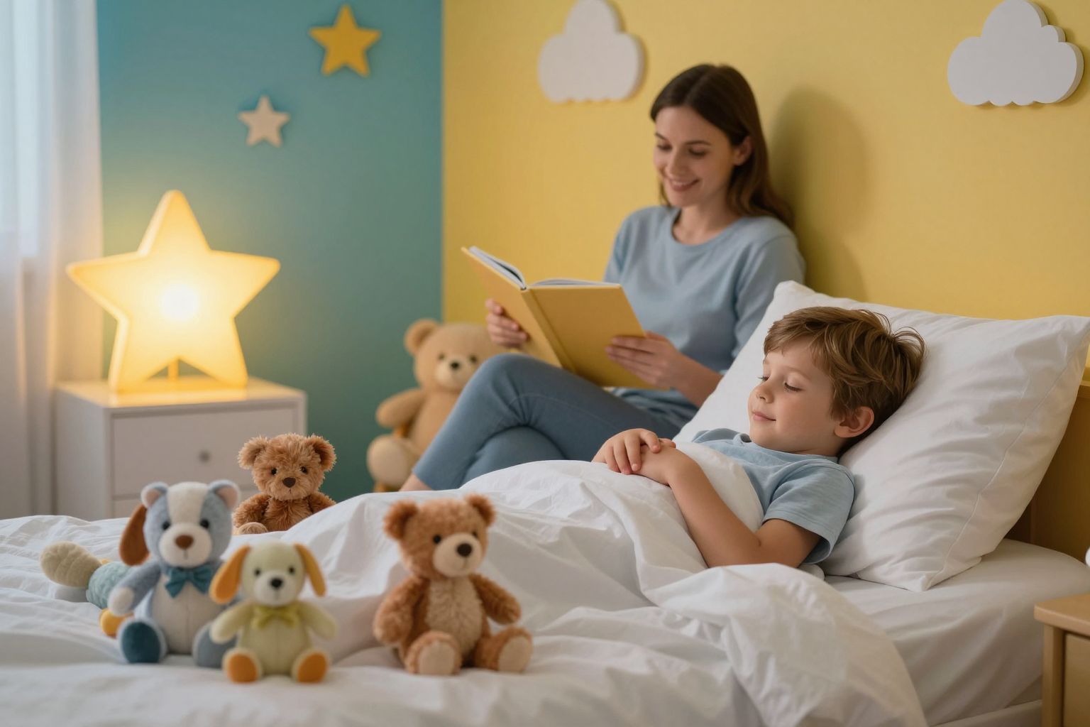 Egy stabil esti rituálé csökkenti a szorongást gyermeknél.