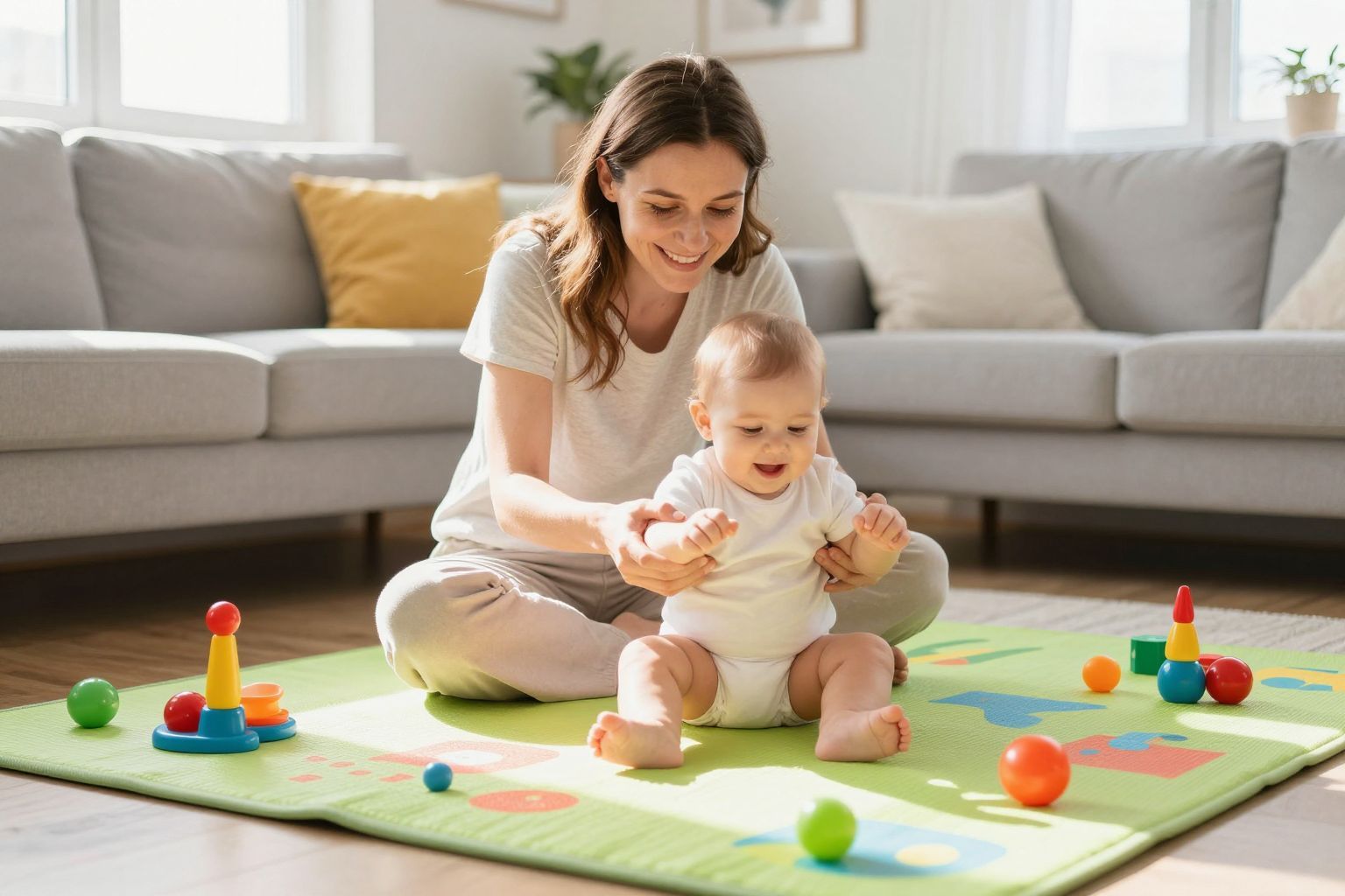 A mozgáskorlátozás megnehezíti a fejlődést csecsemőknél.