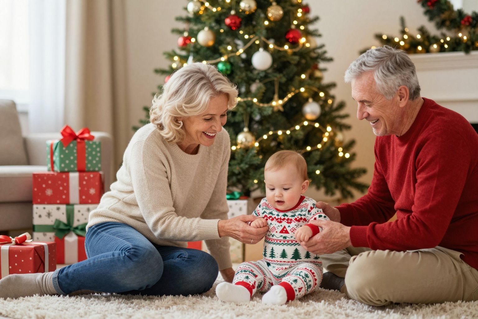 A nagyszülők meséi gazdagítják a karácsonyi élményeket.