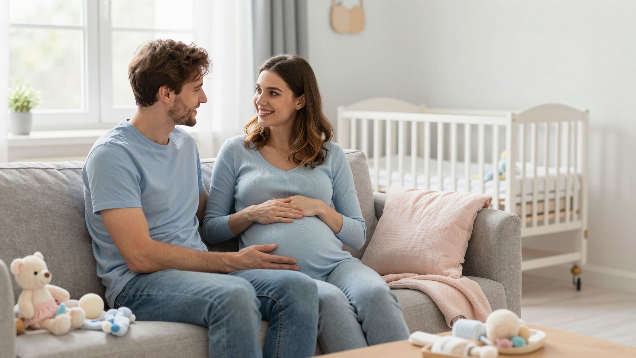 A negyedik trimeszter segít az újszülött alkalmazkodásában.