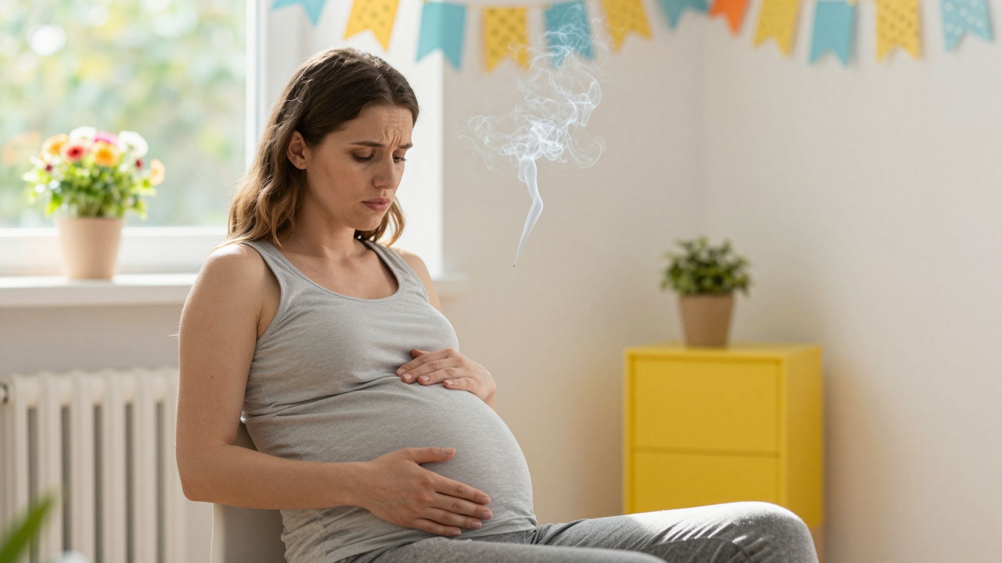 A passzív dohányzás mindenki számára ártalmas, beleértve a magzatot.