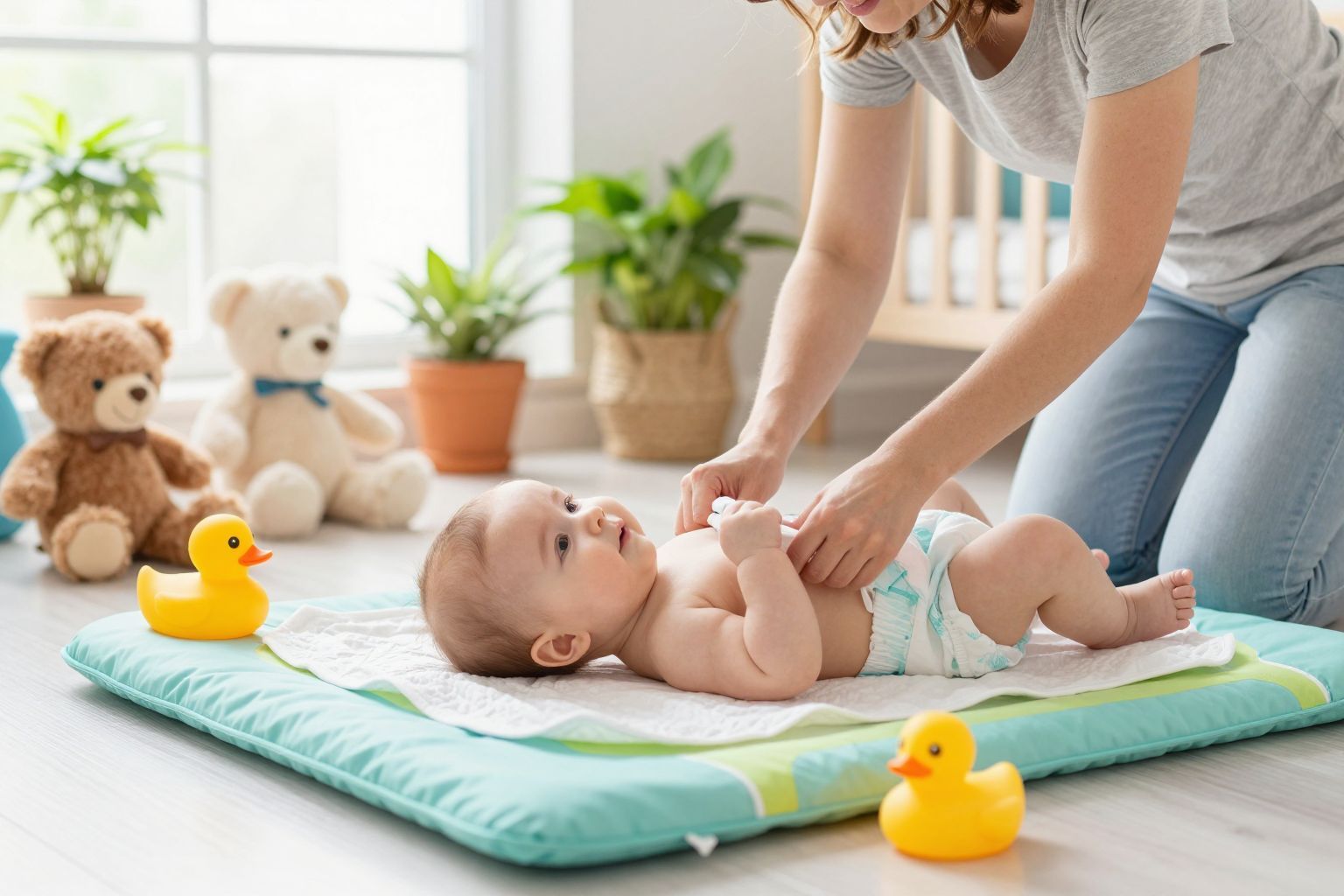 A pelenkázás helyszíne hatással van a baba érzéseire.