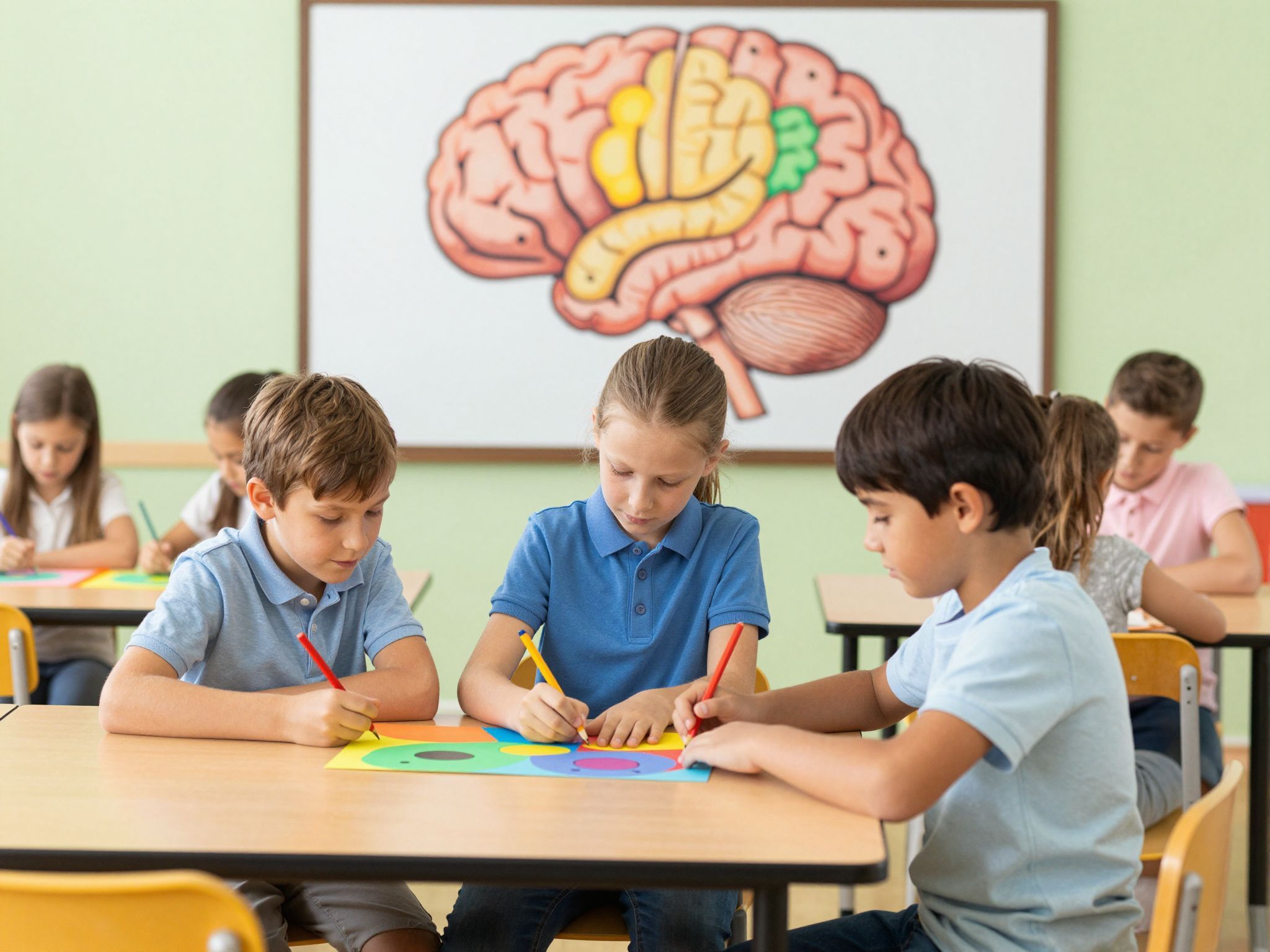 A prefrontális kéreg részt vesz a döntéshozatalban és tervezésben.