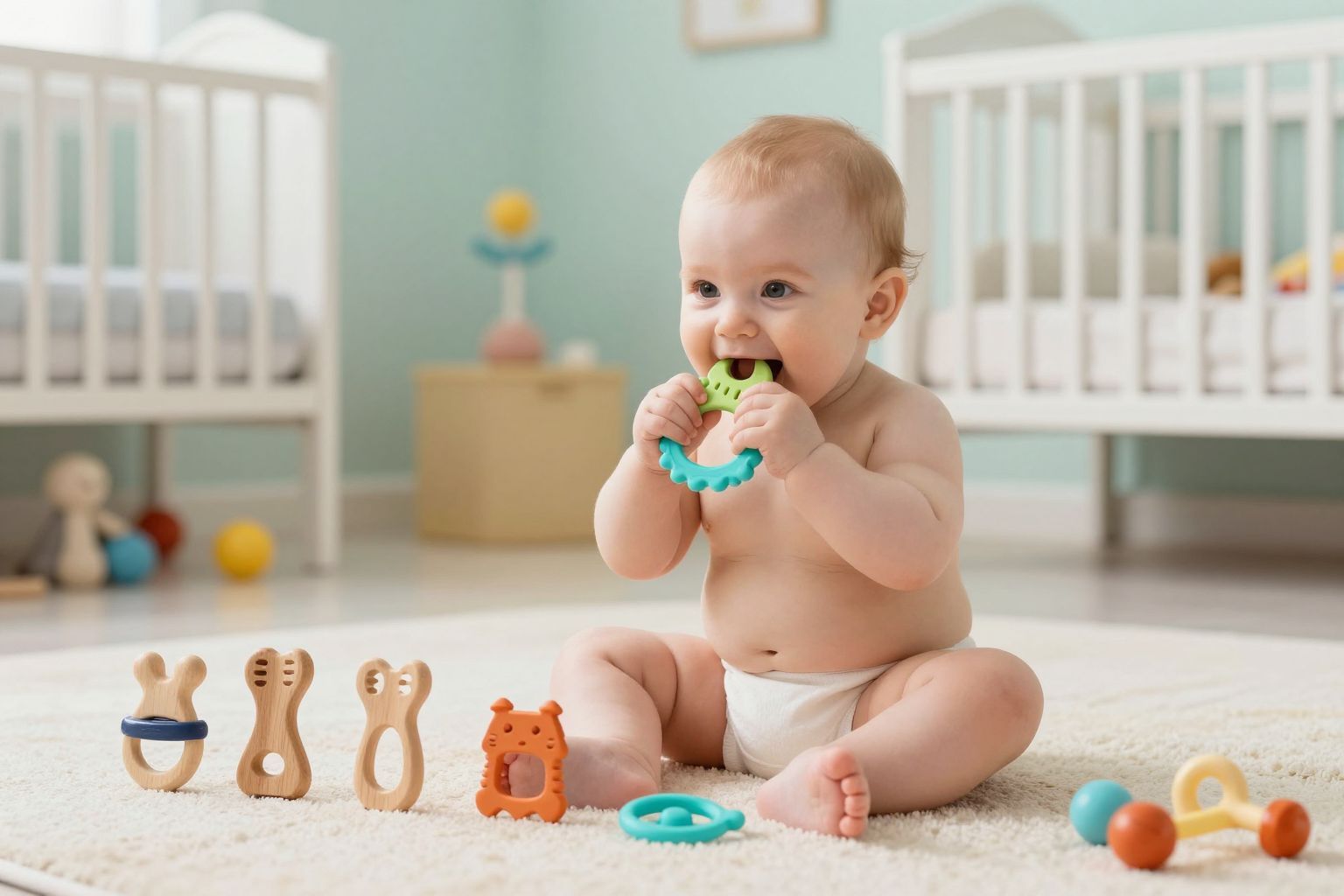 A rágókák anyagának fejlődése a baba egészsége érdekében.