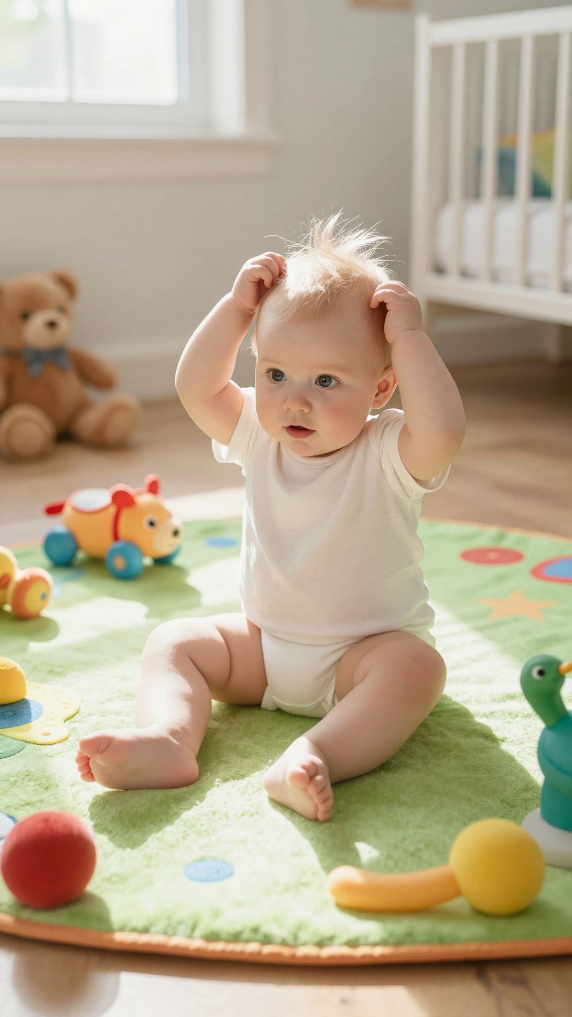 A hajhúzás stresszoldásként is megjelenhet csecsemőknél.