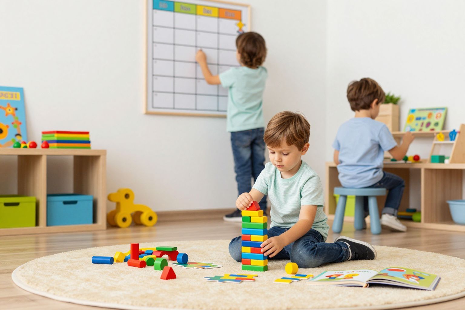 A struktúrált gyermekkor fejleszti a fegyelmet és készségeket.