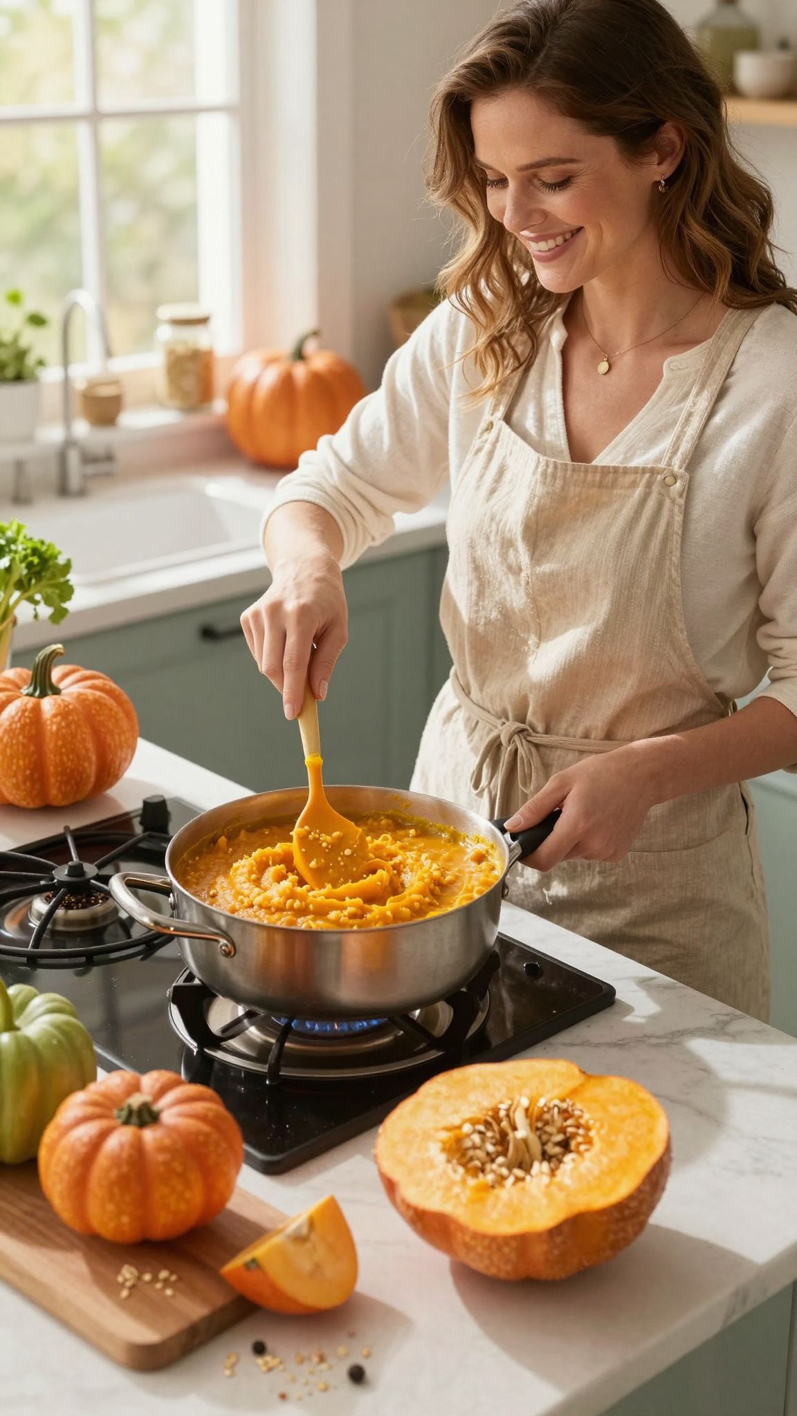 A sütőtökpüré gazdag vitaminokban és antioxidánsokban.