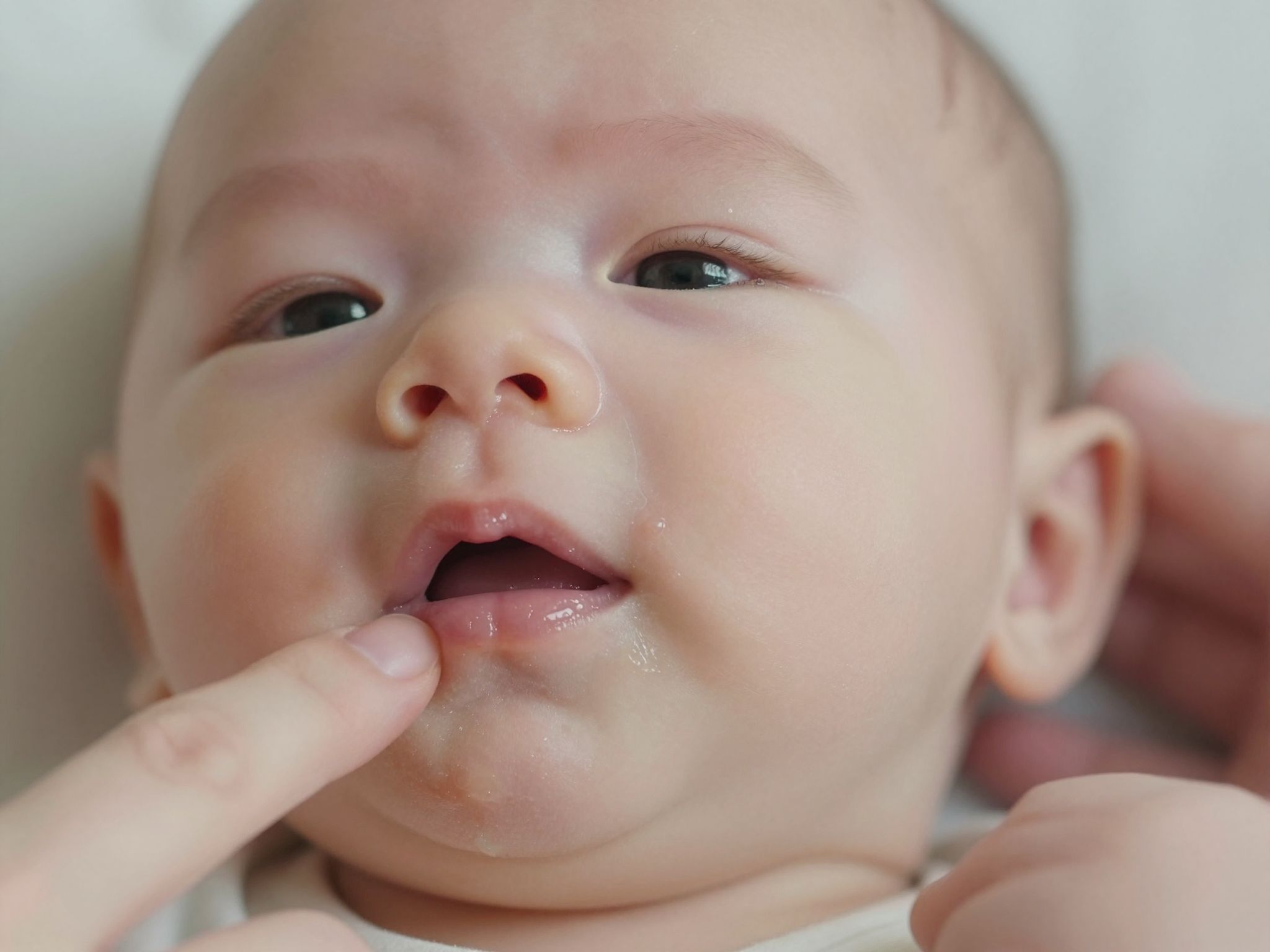 A nyál védi a csecsemők bőrét a kiszáradástól.