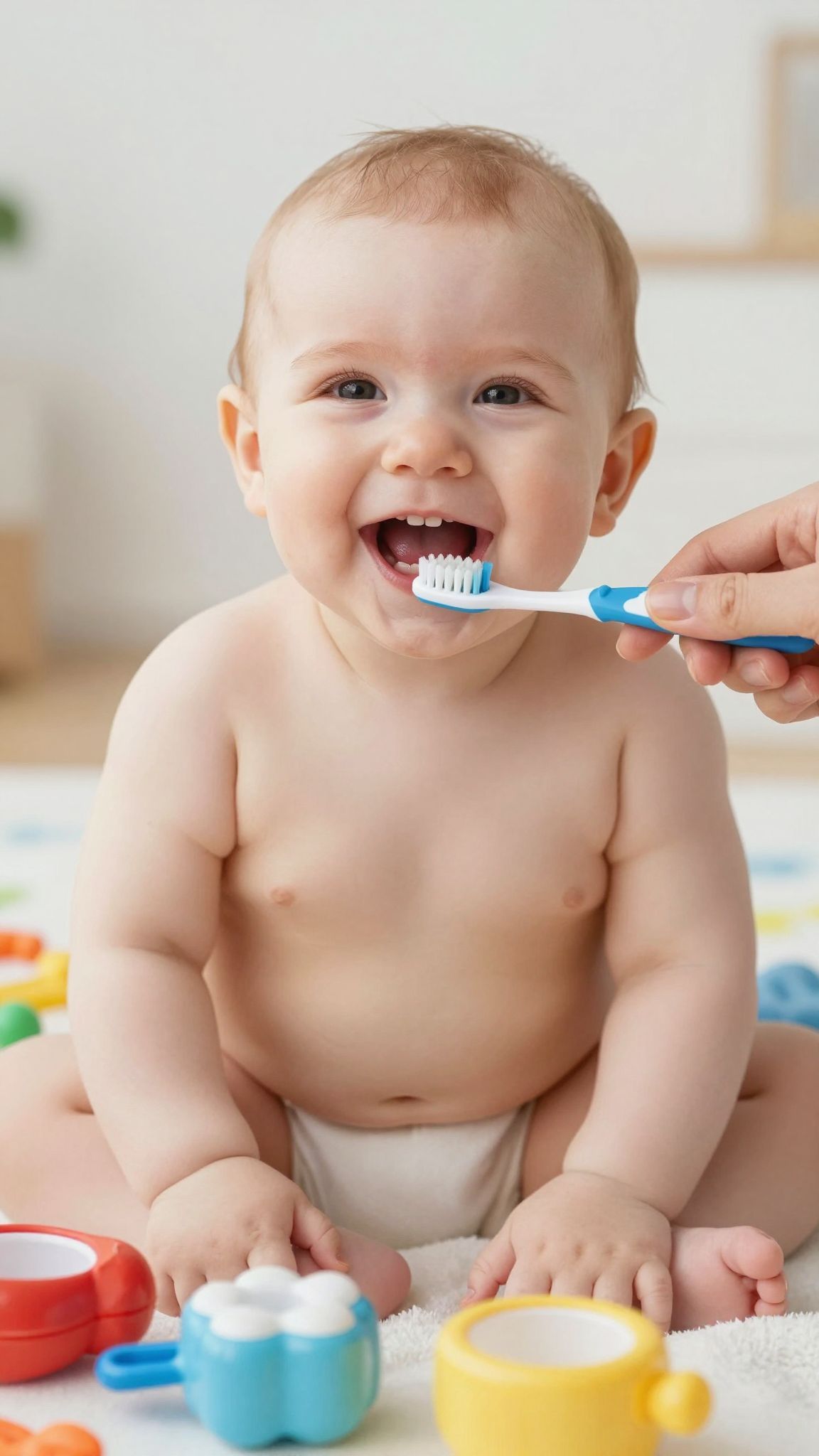 A szájhigiénia kezdete már a csecsemőknél fontos.