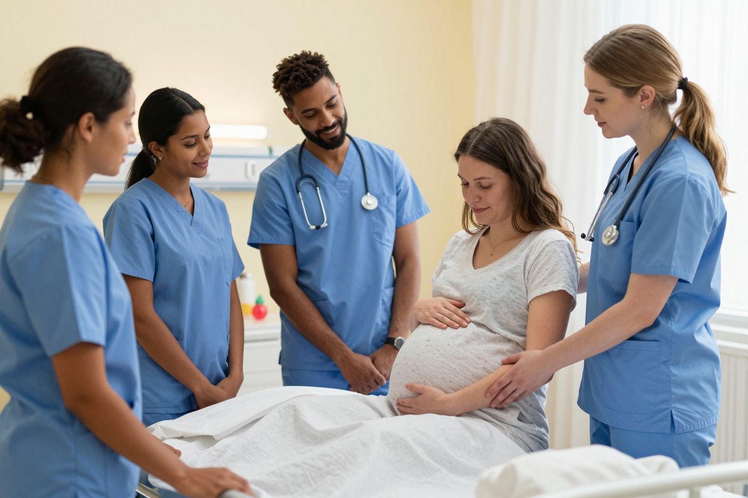 A szüléscsapat harmóniája kulcsfontosságú az anya jólétéhez.