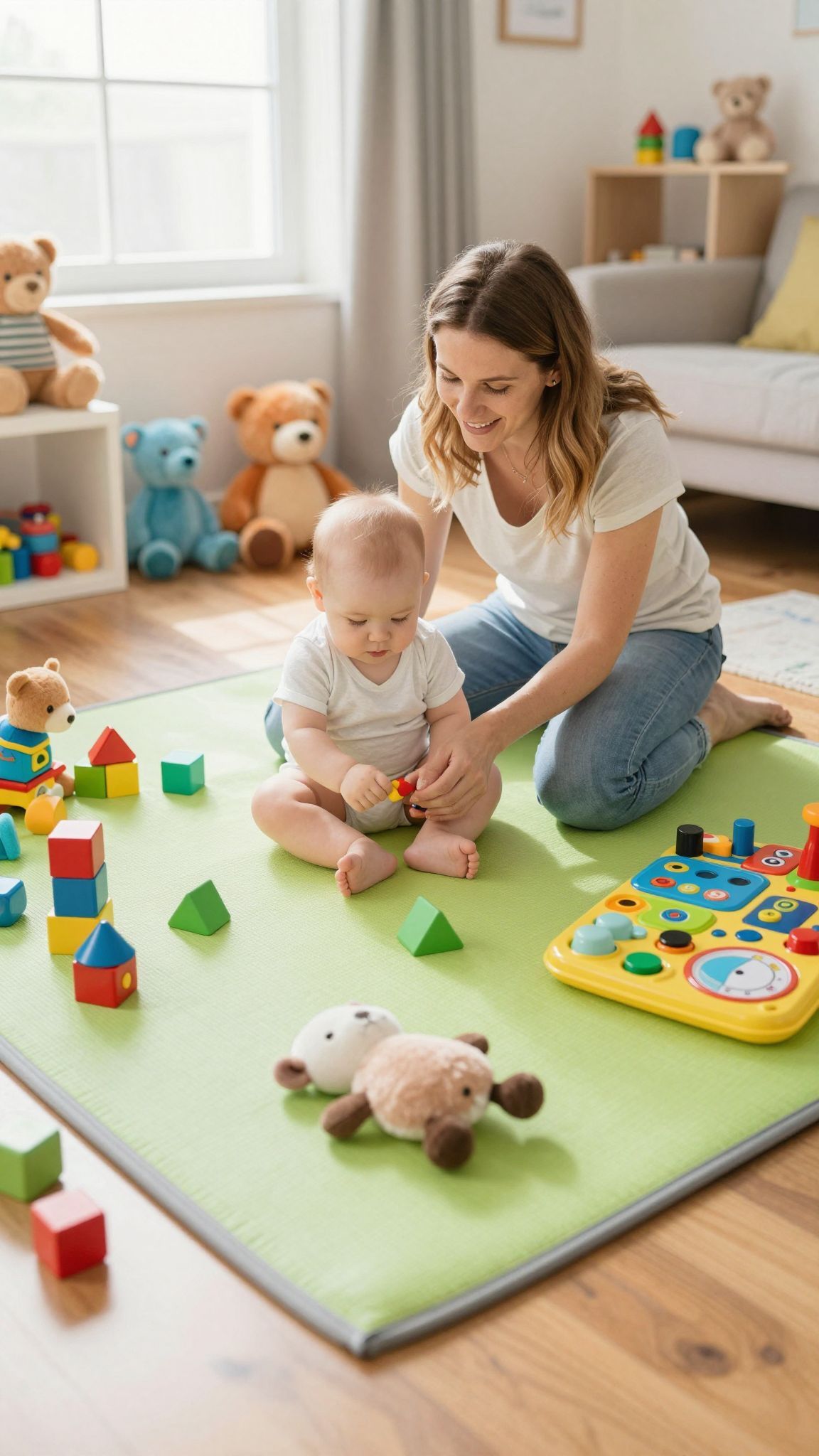 A szülő aktívan ösztönözheti a játékos tanulást.