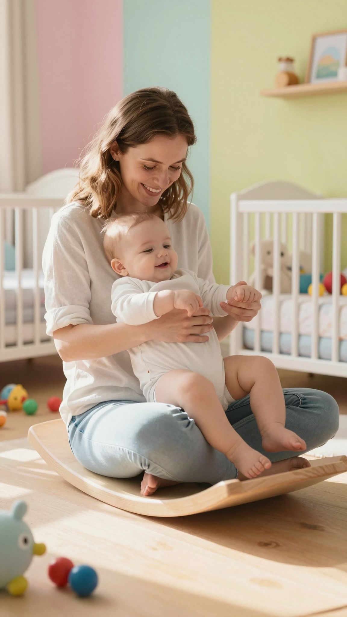A szülői ringatás erősíti a baba biztonságérzetét.