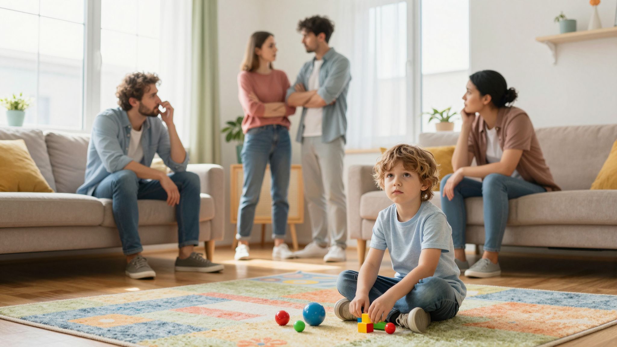 A szülői konfliktus súlyosan befolyásolja a gyermekek fejlődését.
