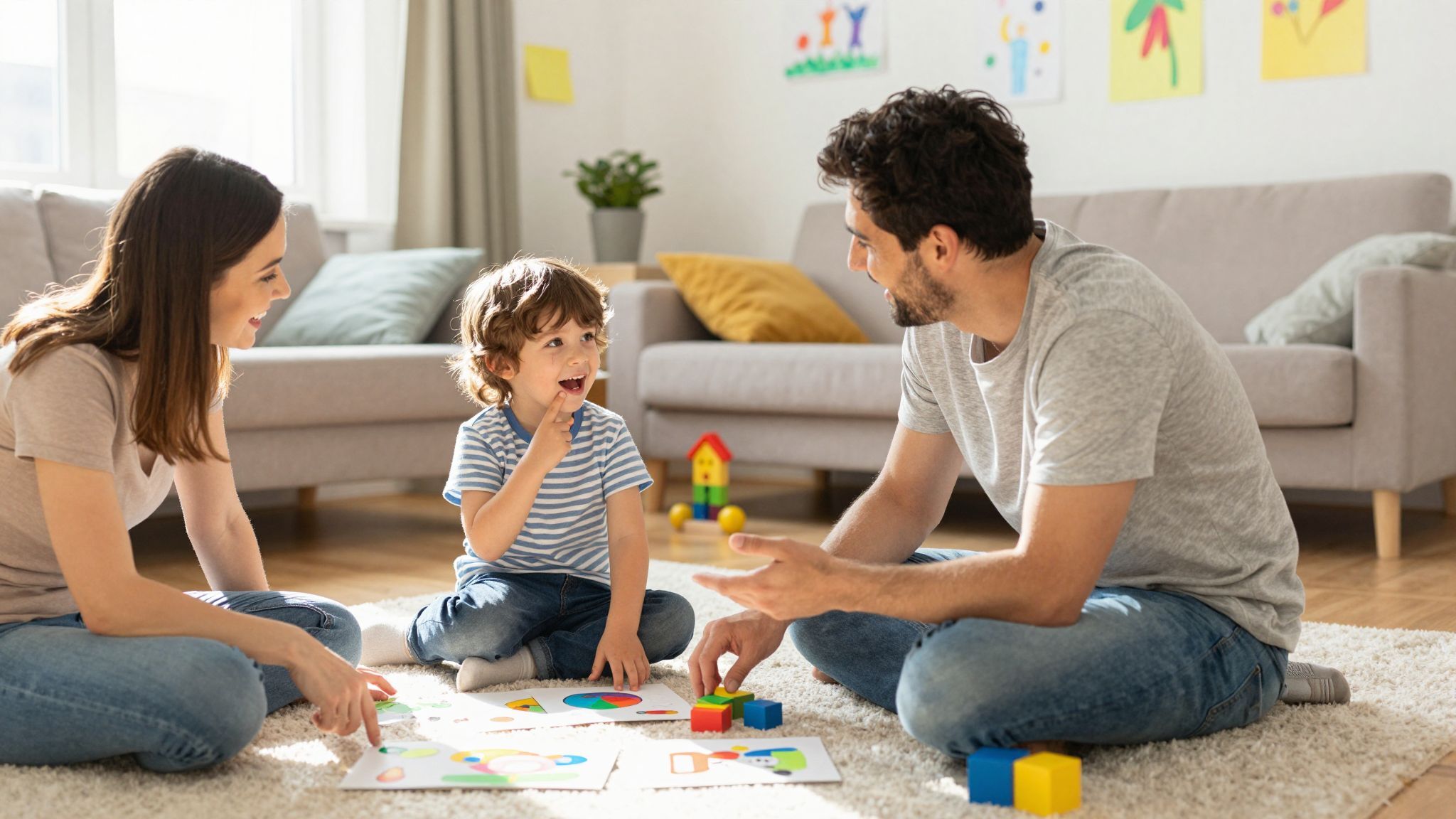 A szülők példája formálja a gyermek érzelmi intelligenciáját.