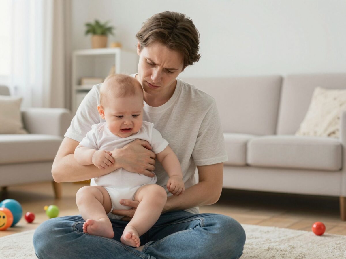 A szülői stressz hatása a csecsemőkre: hogyan vezethet a feszültség hasfájáshoz?