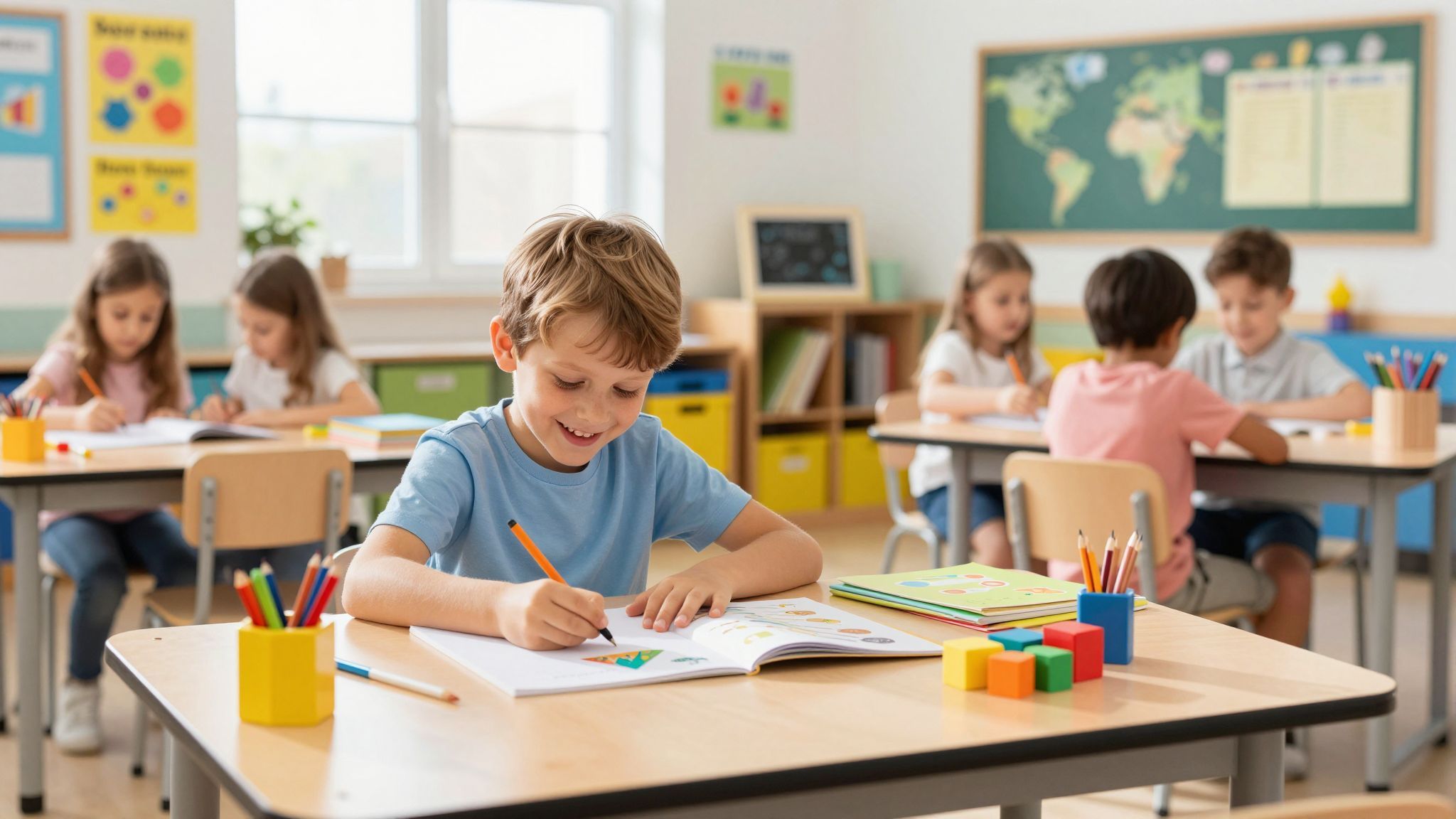 Az egyéni igényekre épülő tanterv ösztönzi a kreativitást.