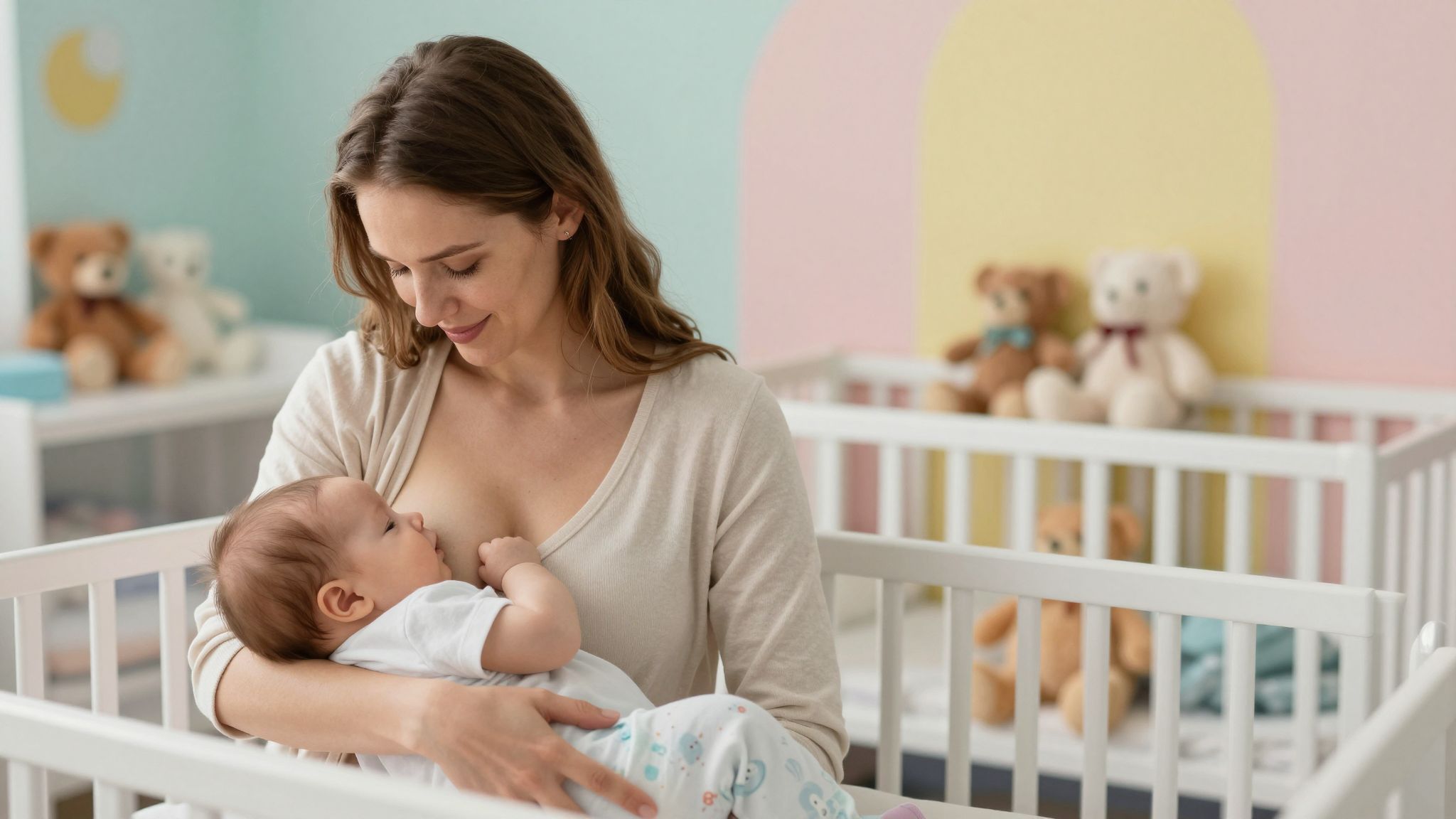 Az anyatej minden szükséges tápanyagot tartalmaz a csecsemőnek.