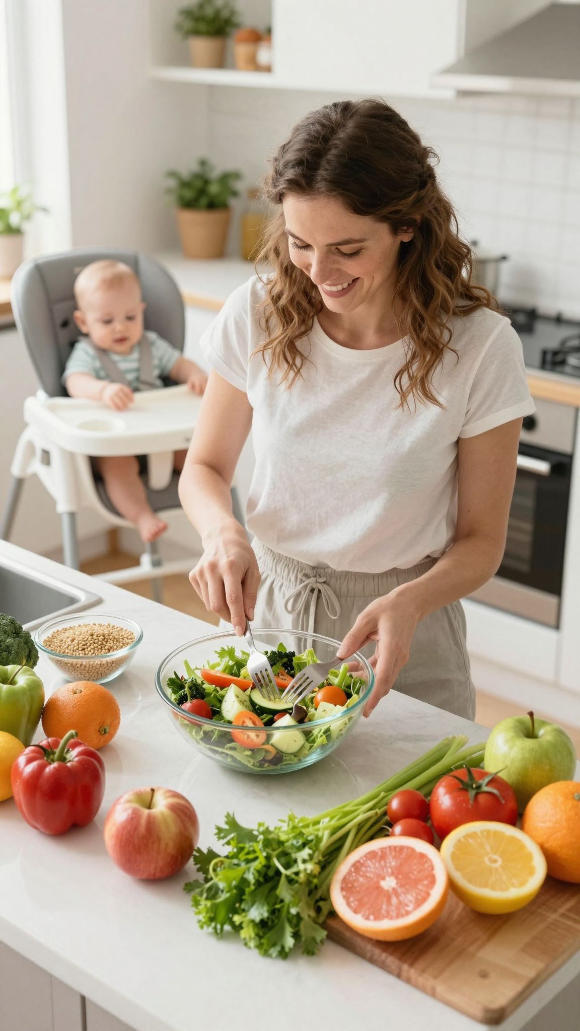 A helyes táplálkozás segíti a szülés utáni regenerálódást.