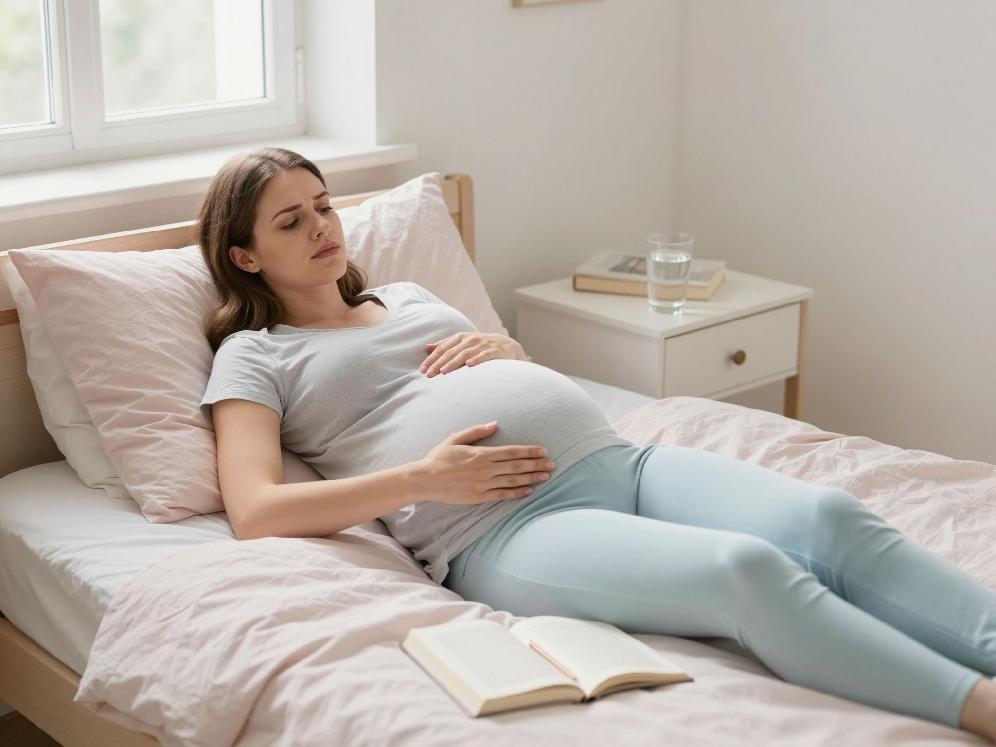 A kényelmetlenség ronthatja az alvás minőségét terhesség alatt.