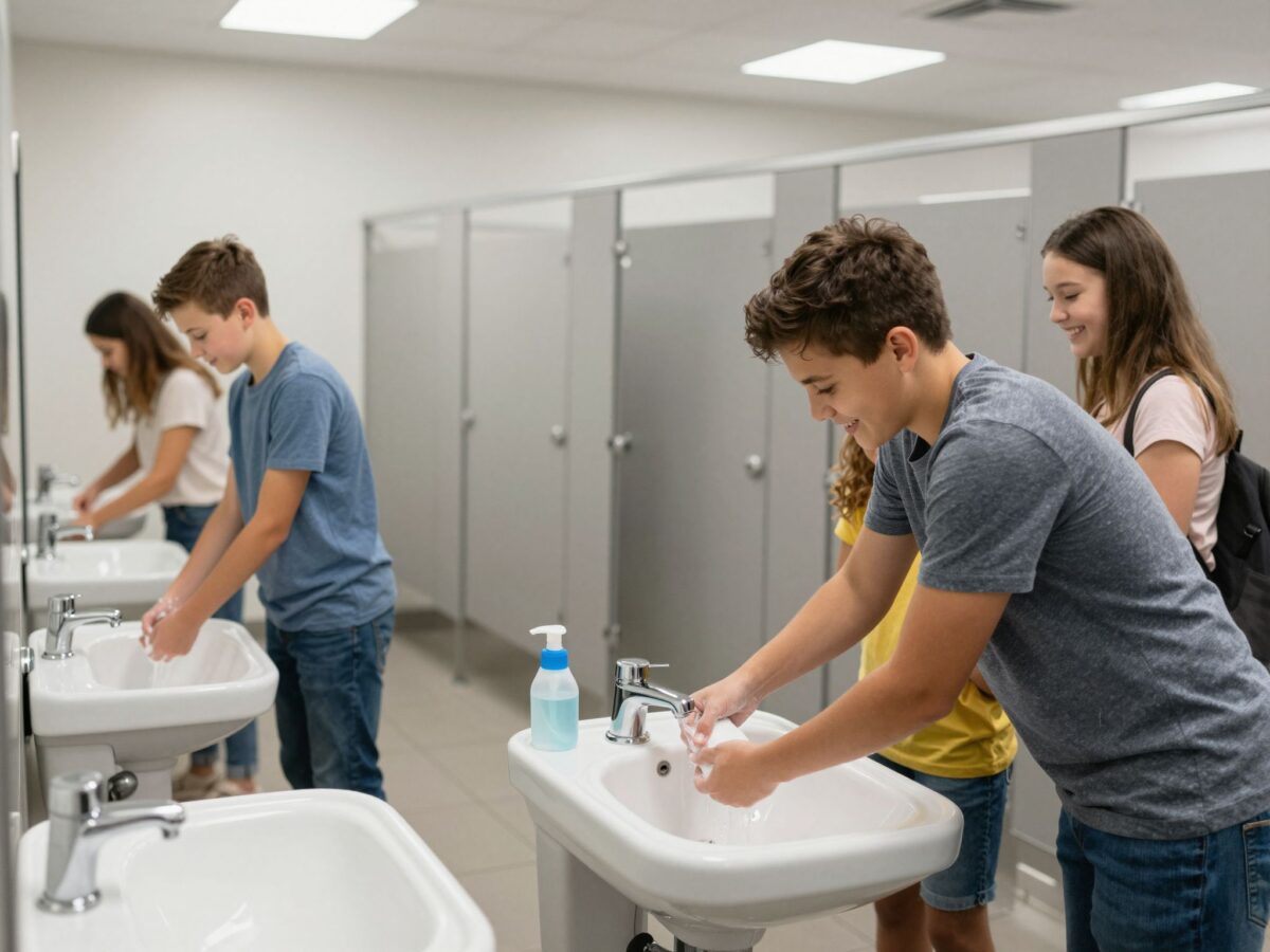 A tiszta iskolai mosdó közös érdek: az alapvető vécéhasználati szabályok