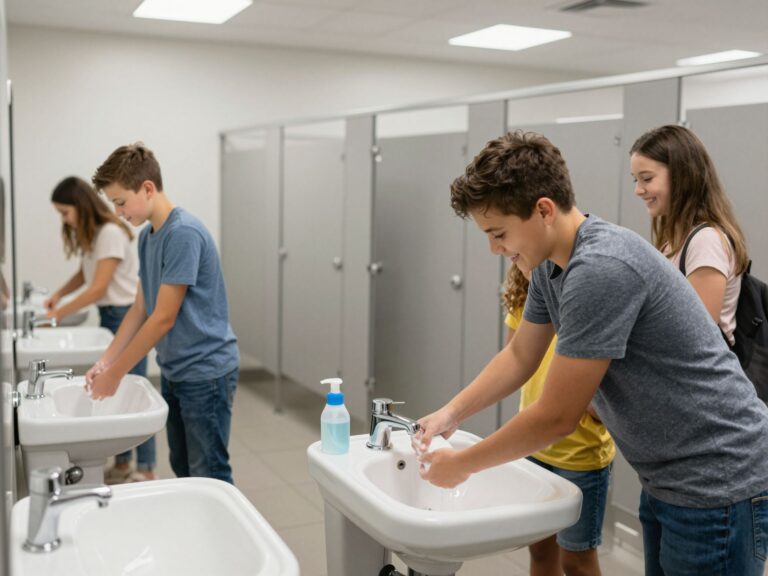 A tiszta iskolai mosdó közös érdek: az alapvető vécéhasználati szabályok