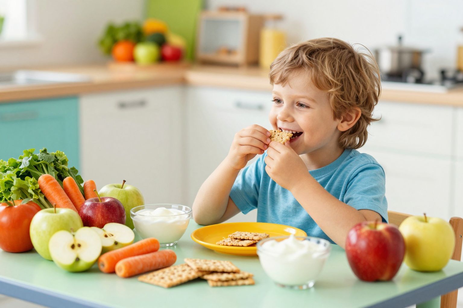 Az egészséges tízórai segíti a gyerekek koncentrációját.