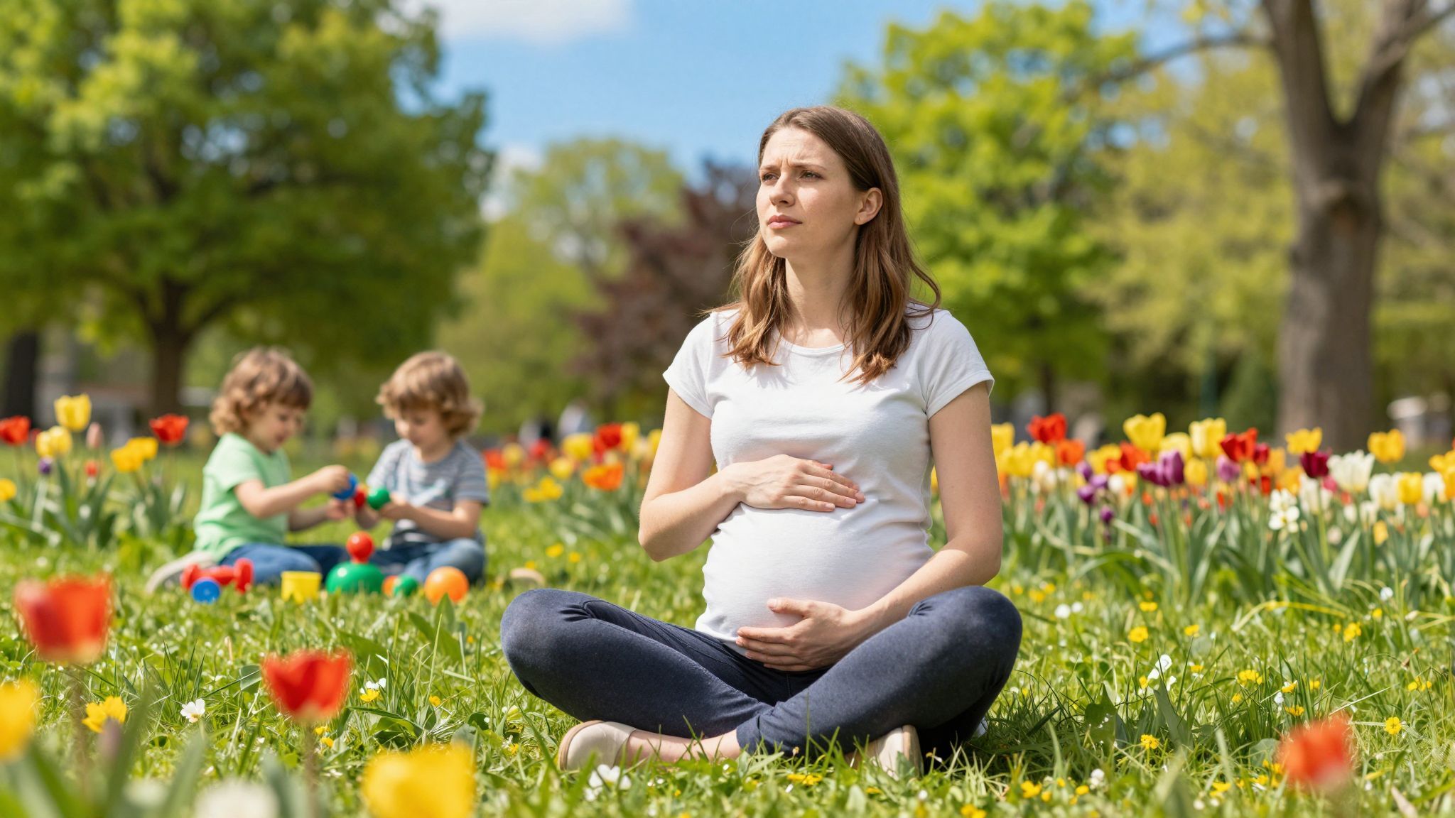 A várandóssági stressz kognitív zavarokat idézhet elő a gyermeknél.