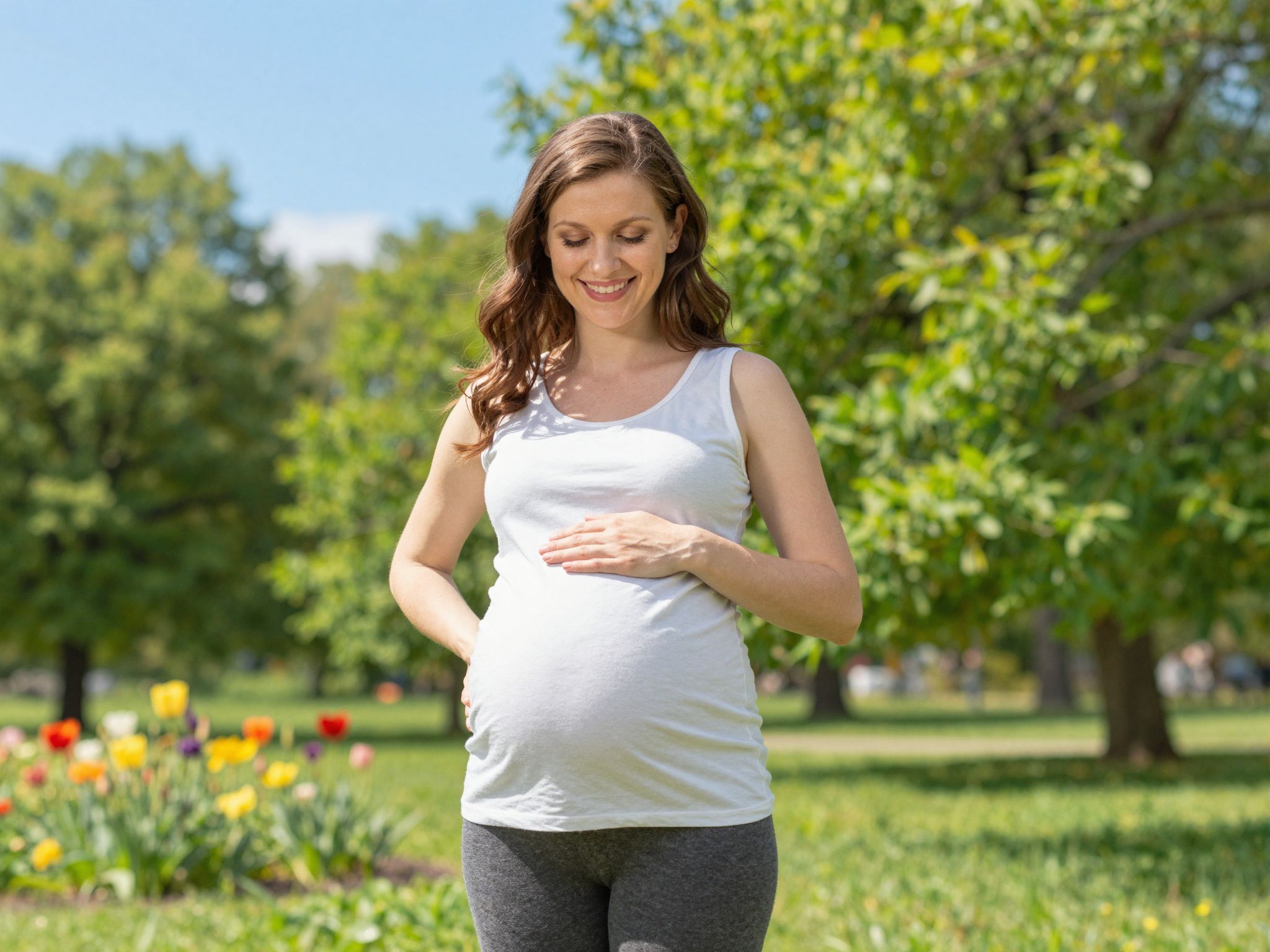 A második trimeszterben a hormonális változások enyhítik a fájdalmat.