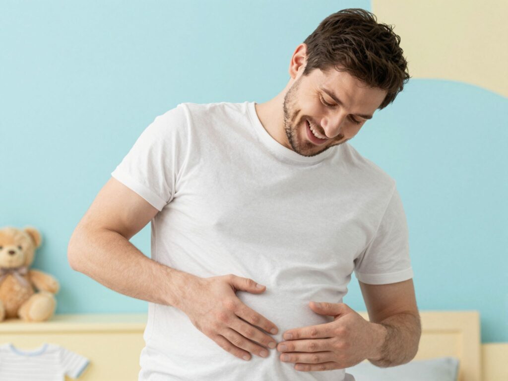 Amikor az apa is „terhes”: minden, amit a Couvade-szindrómáról tudni kell