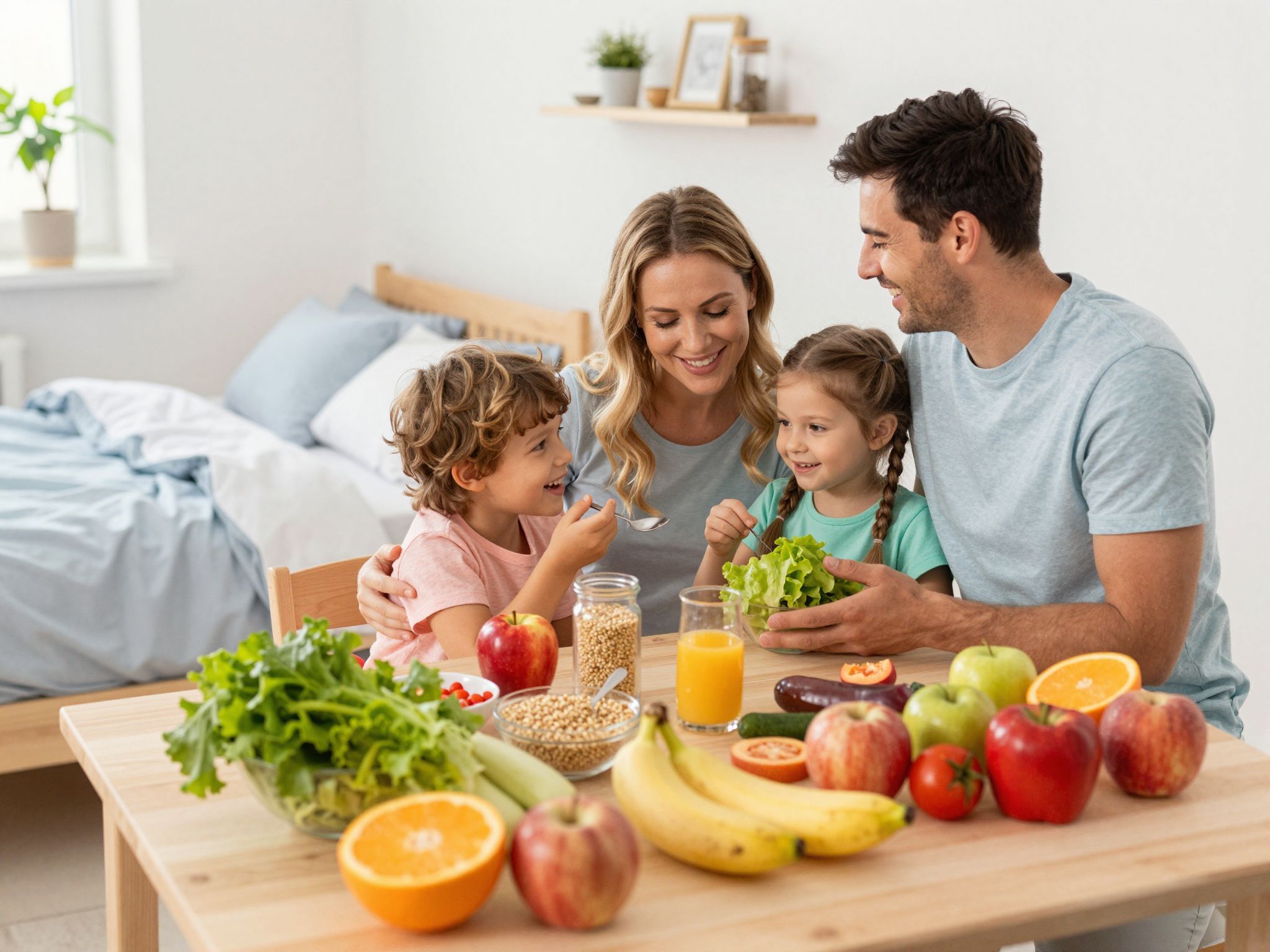 Az alvás és táplálkozás együtt támogatja a gyermek fejlődését.