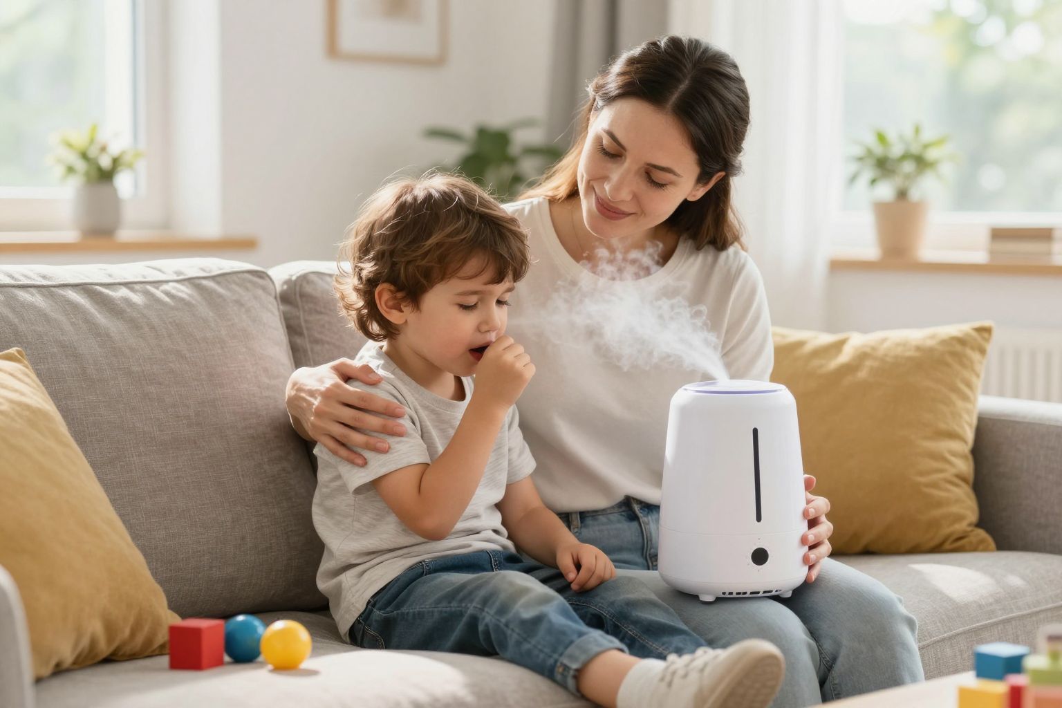 A krupp kezelésénél fontos a nyugodt légkör fenntartása.