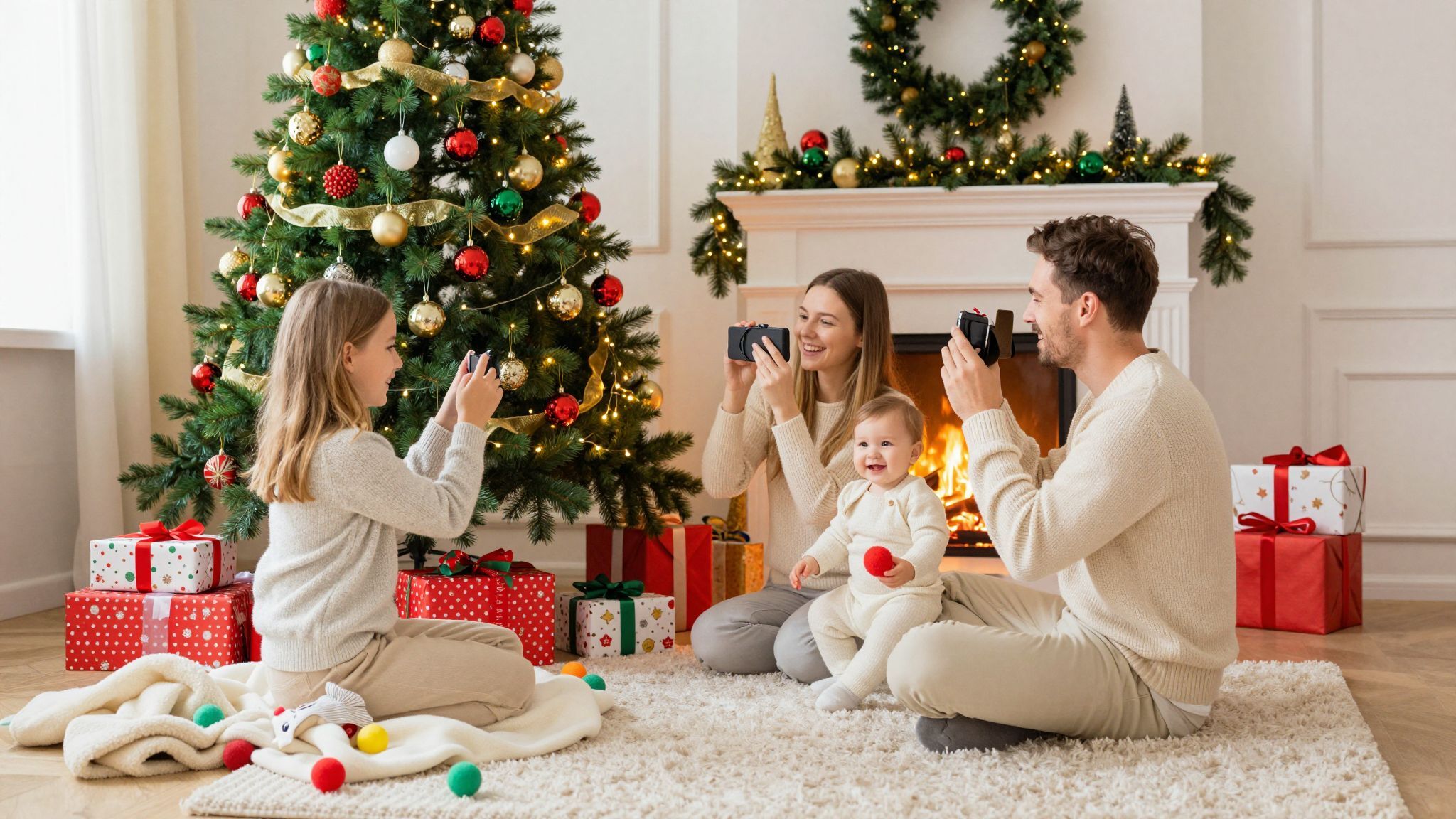 Az első karácsony emlékei örökre a szívünkben élnek.