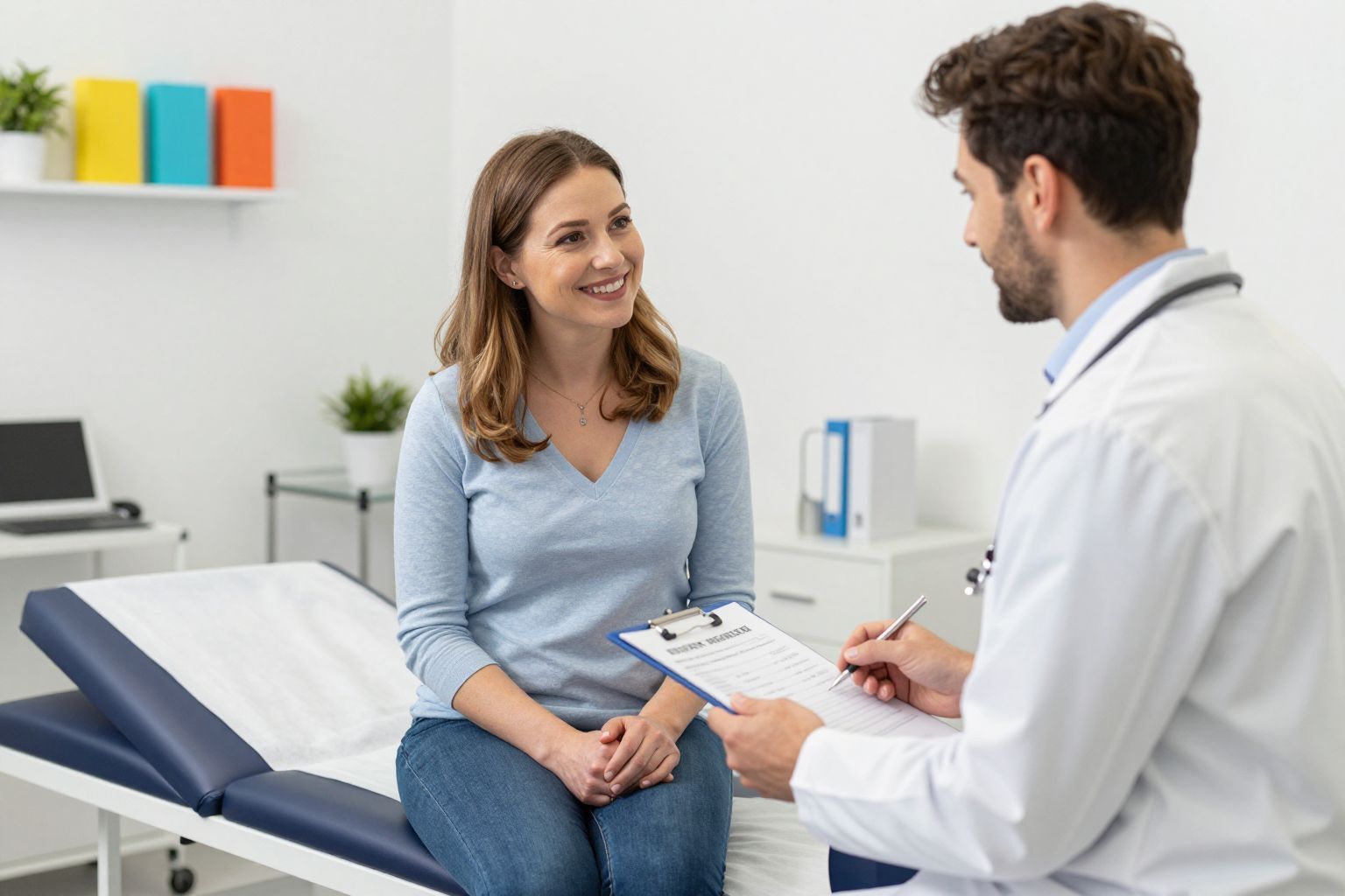 Az orvosi konzultáció kulcsfontosságú a sikeres tervezéshez.