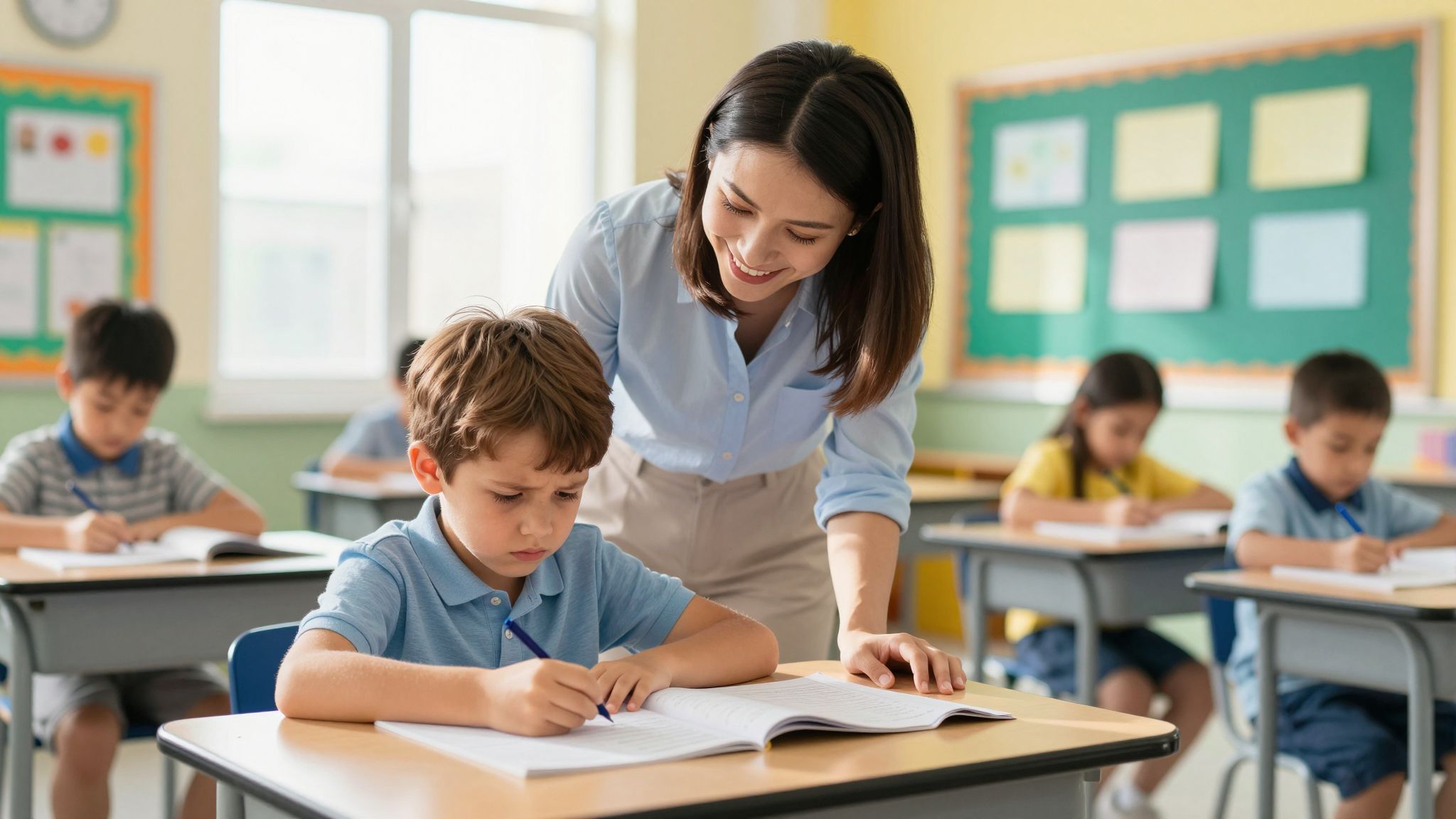 Az ADHD befolyásolja az iskolai teljesítményt és magatartást.